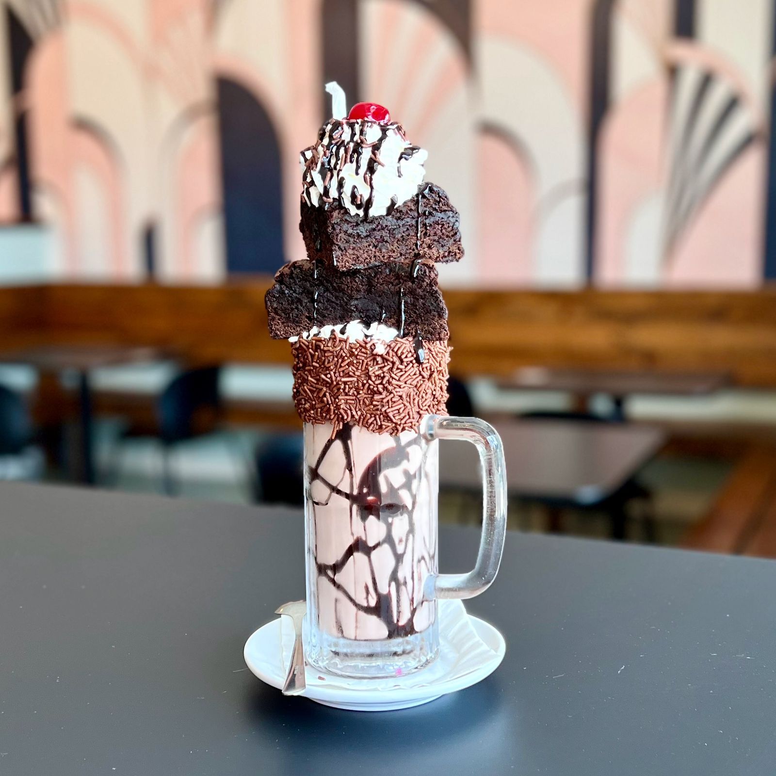 We had no regrets after trying this $20 chocolate milkshake