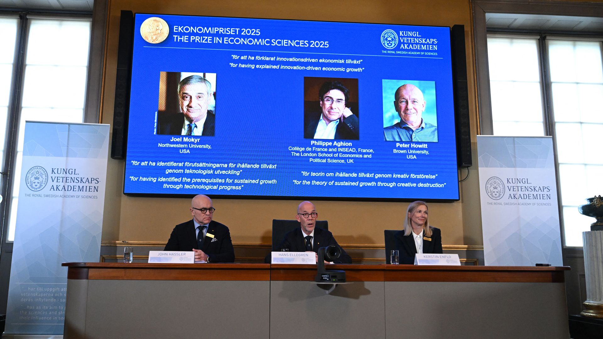 The Nobel prize committee announces economics winners