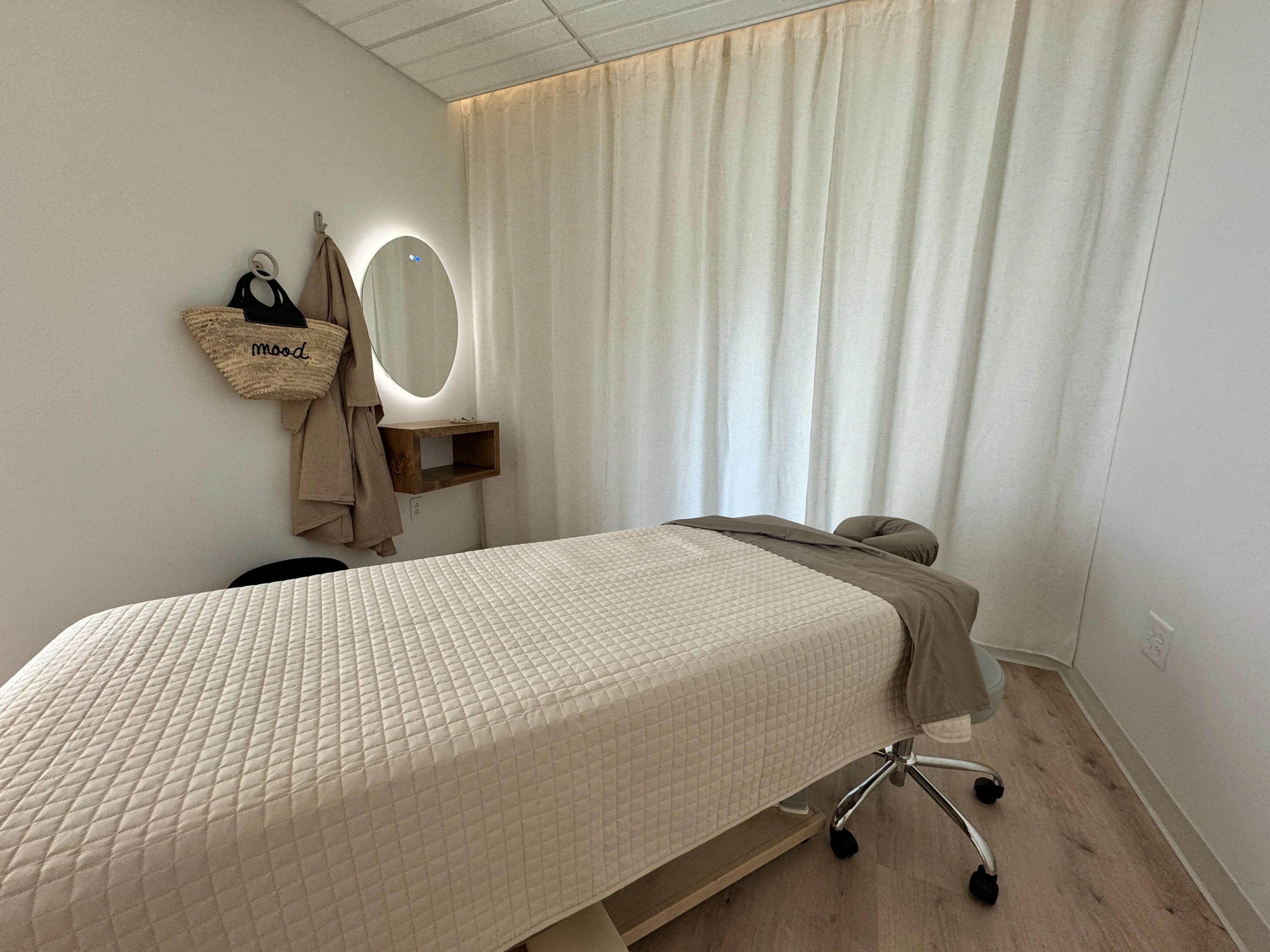 inside massage room