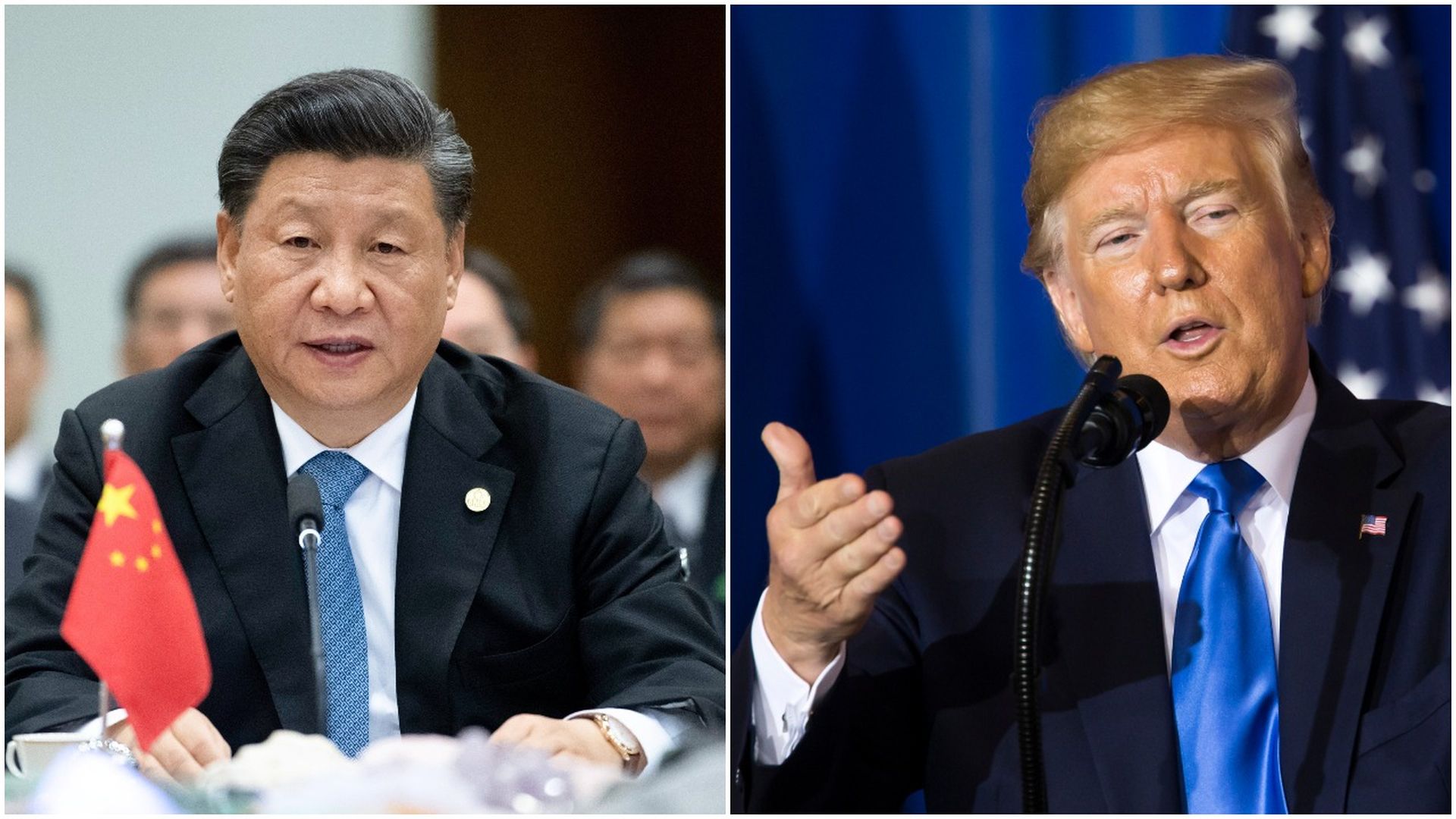 Trump and Xi Jinping