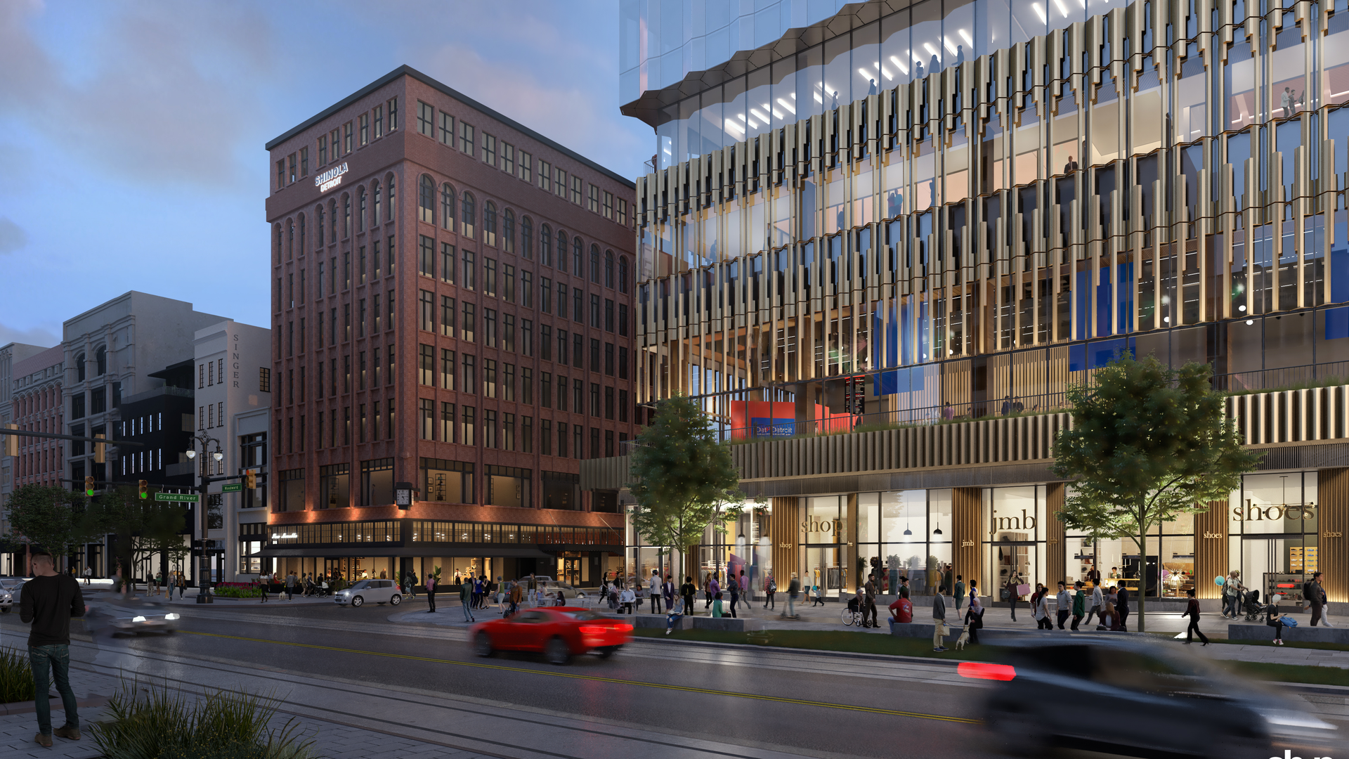 Hudson's site rendering