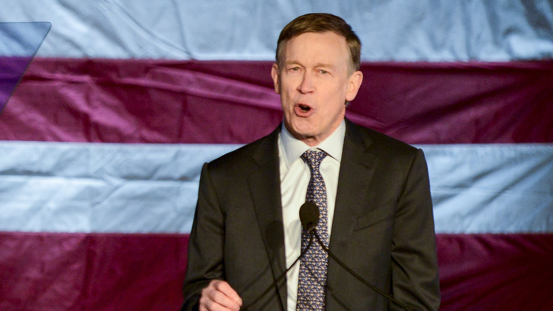 Former Colorado Gov. John Hickenlooper addressed  global terrorism and the rise of white nationalism Wednesday.