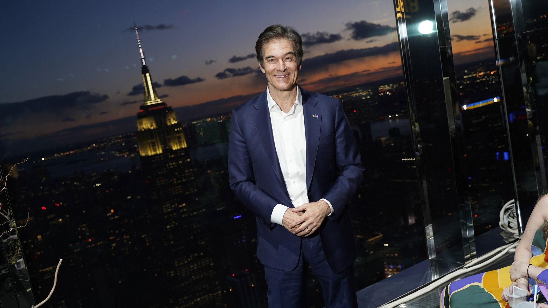 Dr. Mehmet Oz attends the Bilt Rewards x Wells Fargo Launch Party at SUMMIT at One Vanderbilt on March 28, 2022 in New York City. 