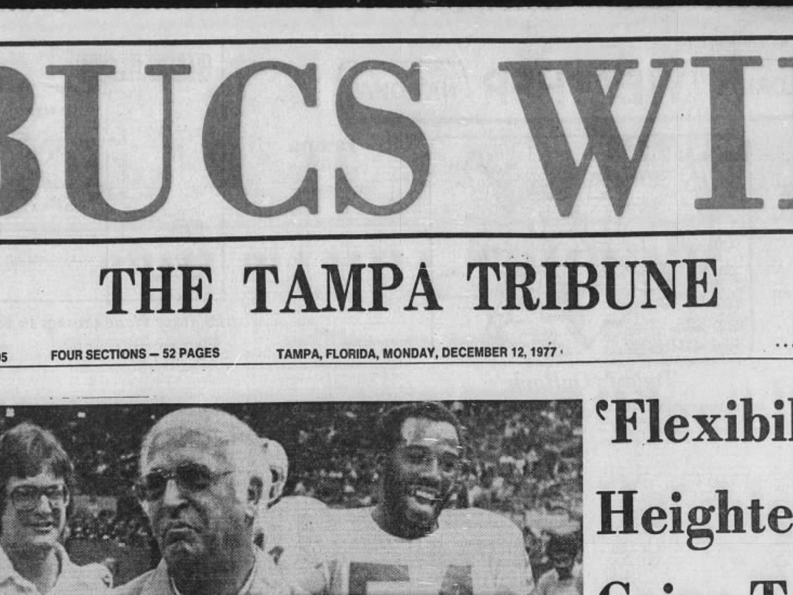 44 years later: Looking back on the Bucs' first win - Axios Tampa Bay