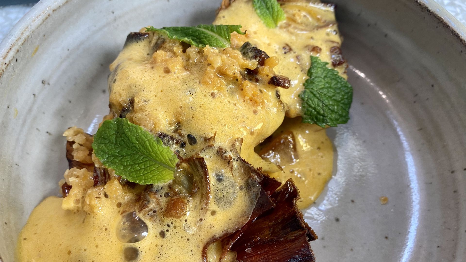 Ash's crispy artichokes.