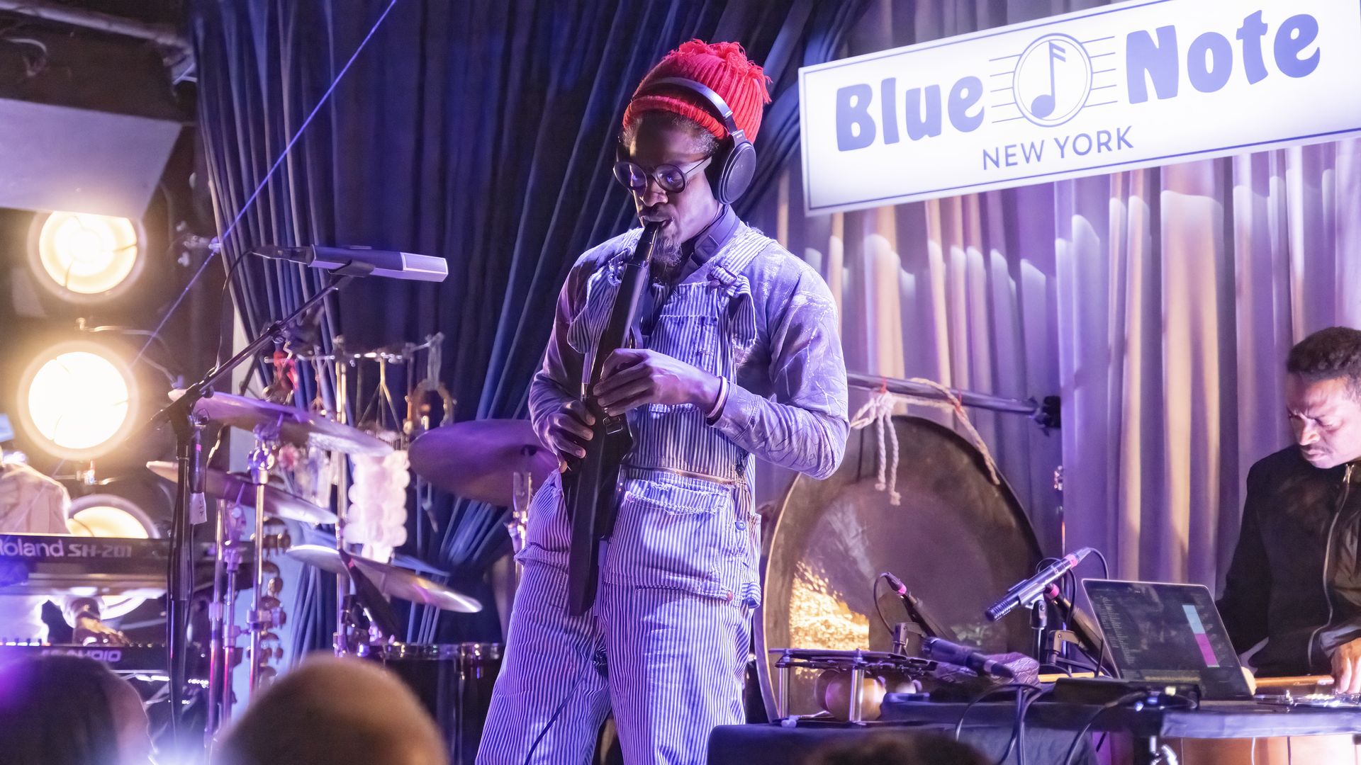 Andre 3000 performs on stage