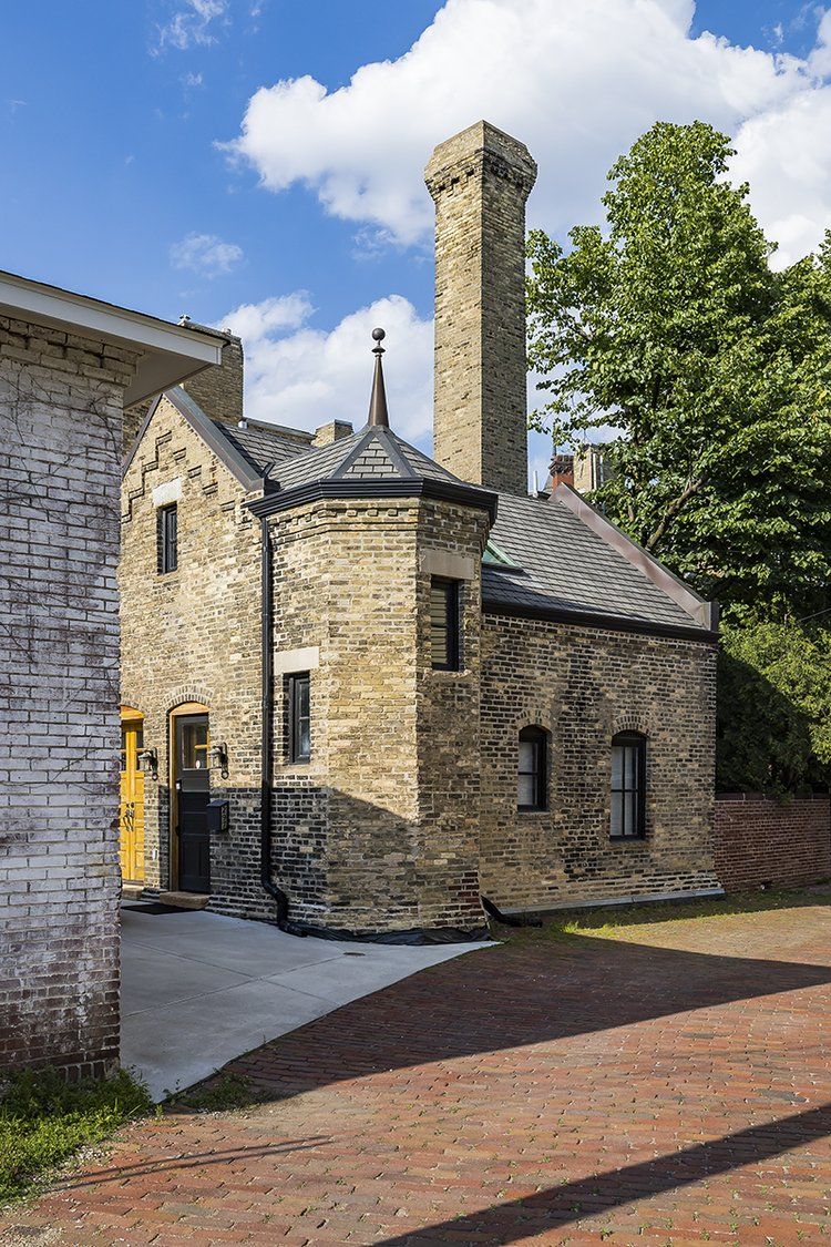 exterior of former boiler house