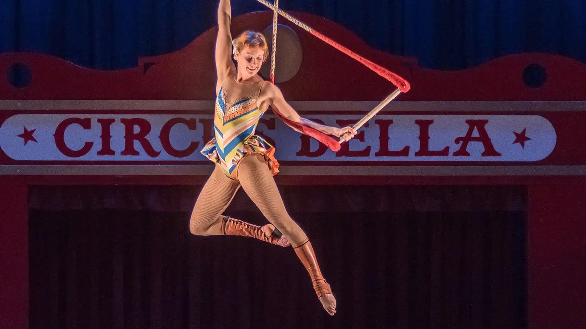 Abigail Munn performs with Circus Bella.