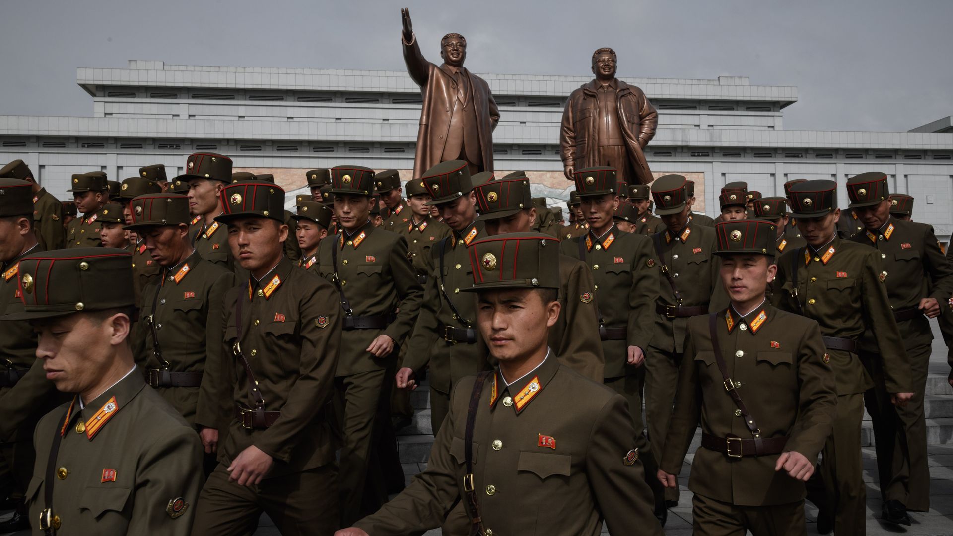 North Korean soldiers