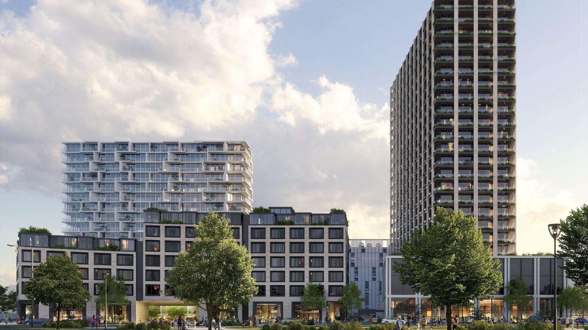 Rendering of Pappas Properties' development