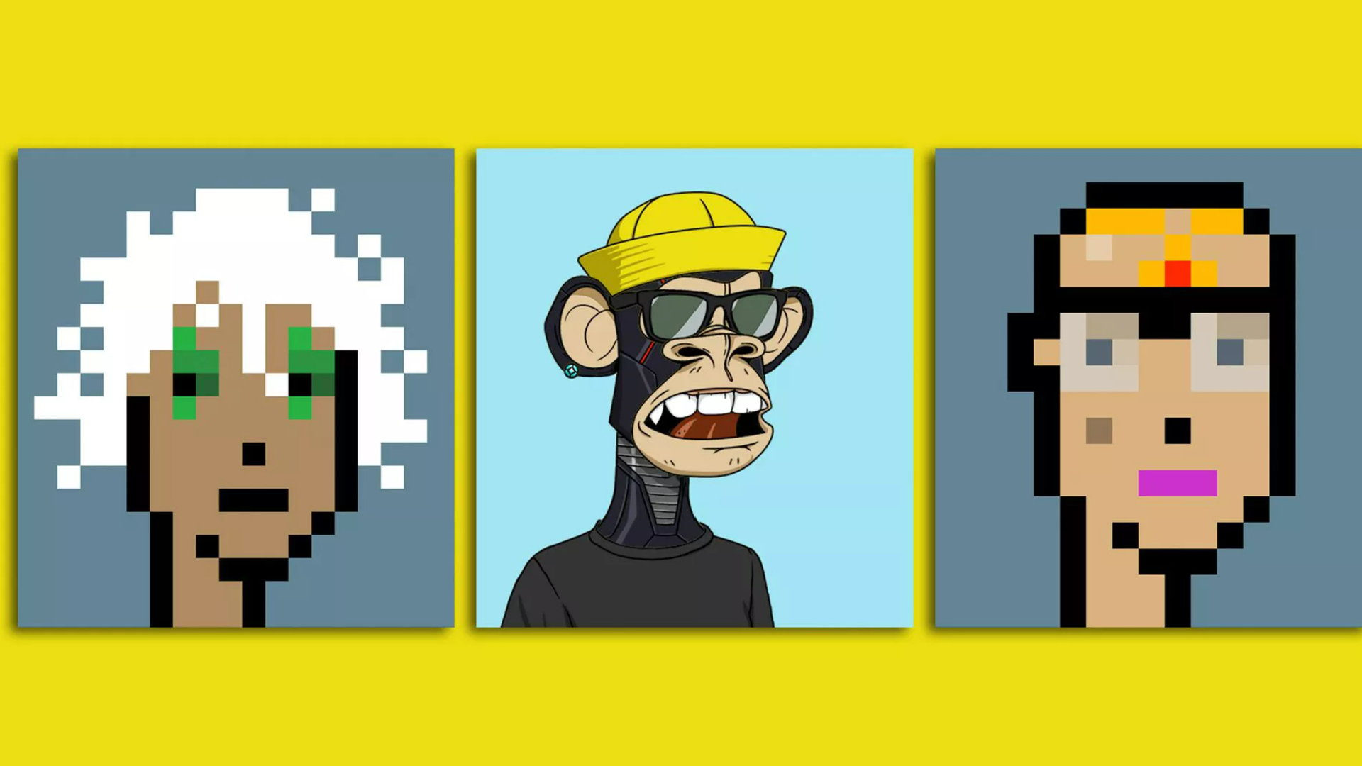 Cryptopunk and Bored Ape