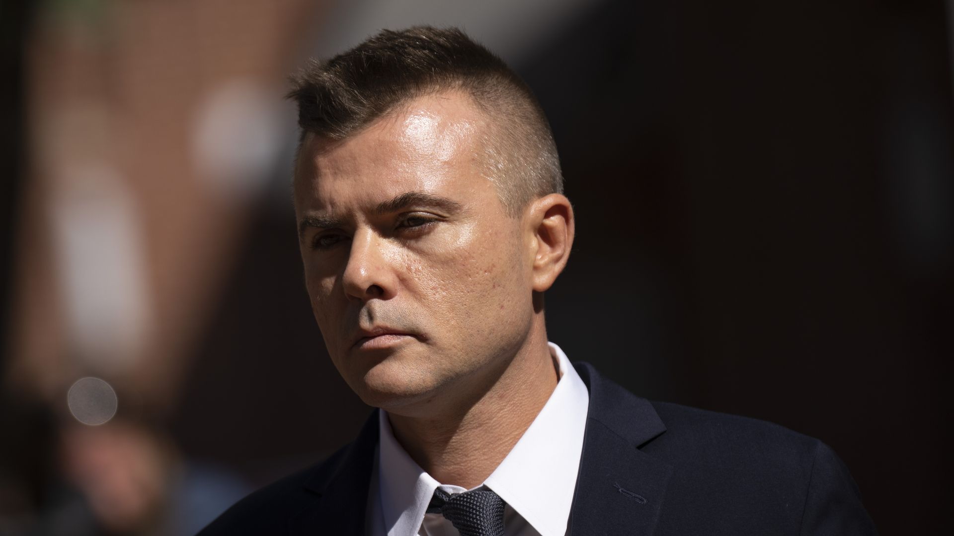 Igor Danchenko waling into a U.S. courthouse in Alexandria, Virginia, on Oct. 11.