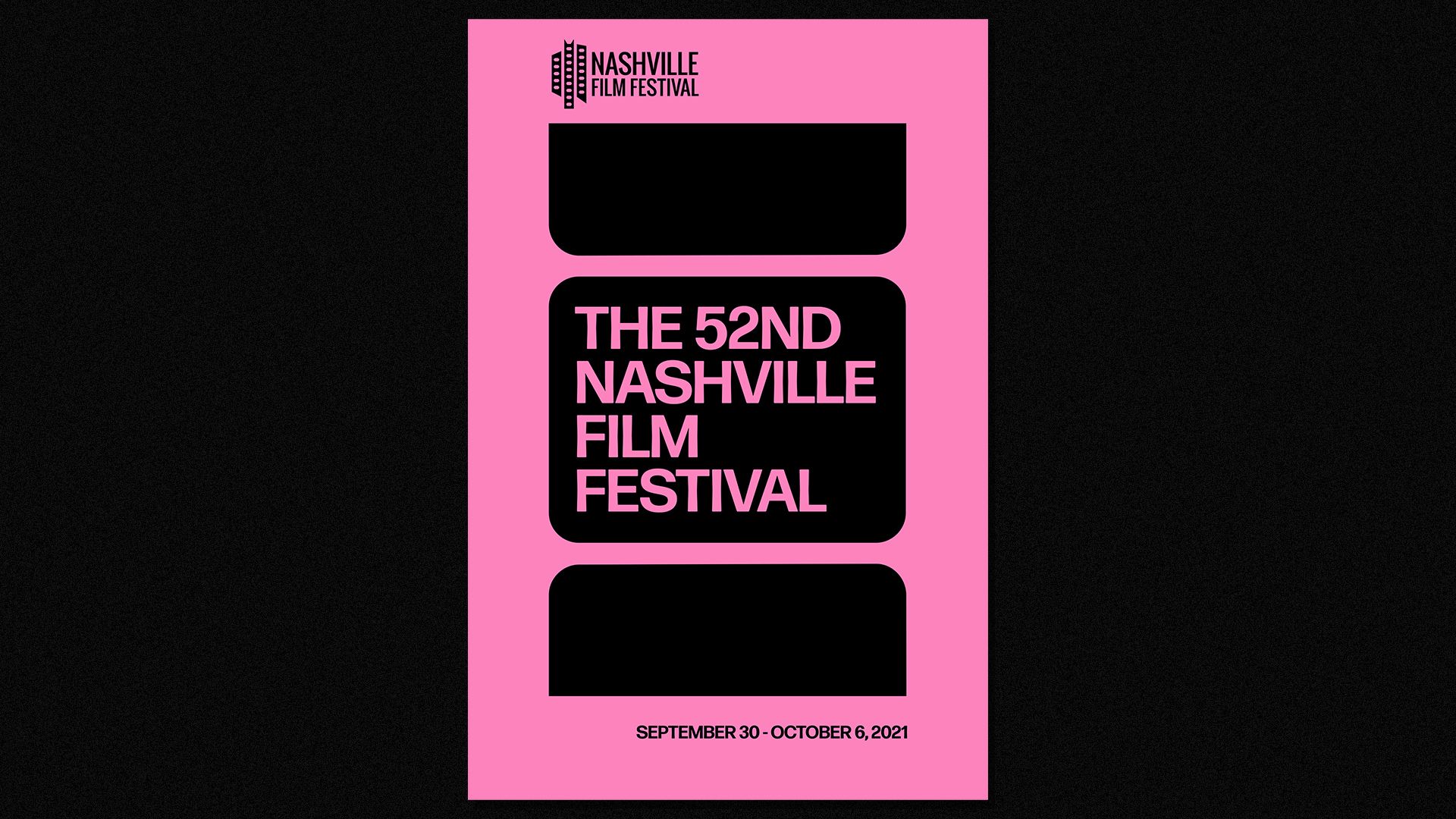 A poster for Nashville's 52nd annual film festival.