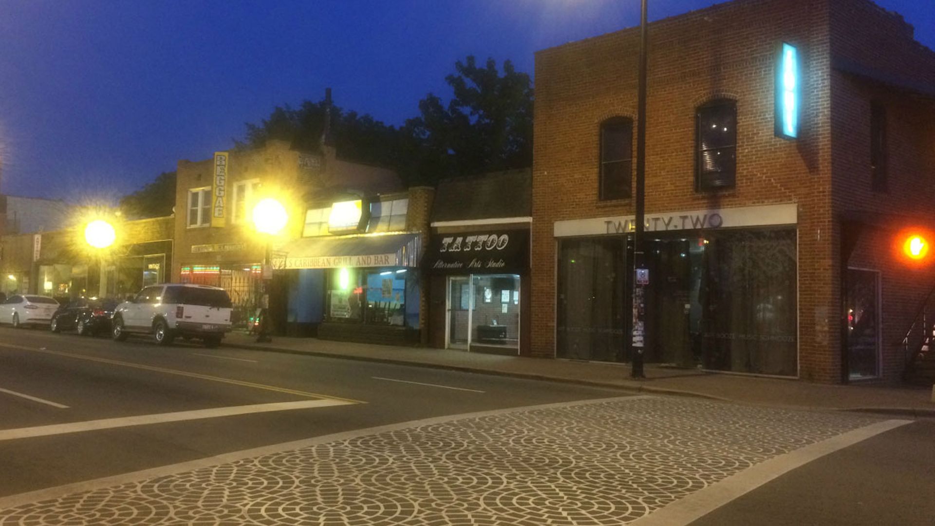 plaza-midwood-at-night-homes-for-sale