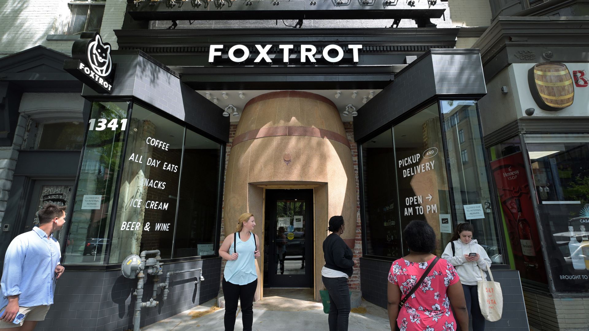Foxtrot DC location in a former Barrel House Liquor store