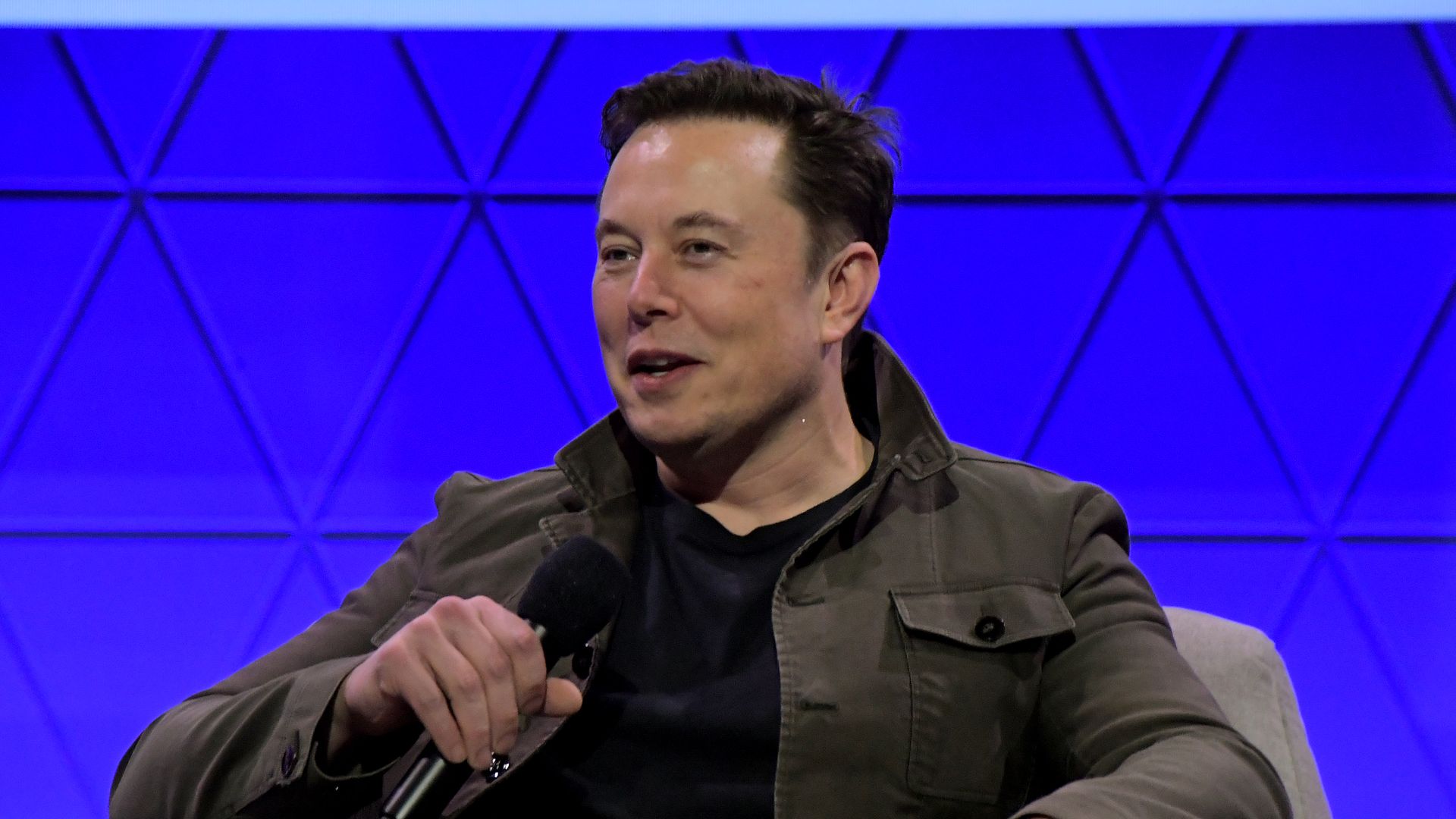 Elon Musk speaks onstage at the Elon Musk in Conversation with Todd Howard panel during E3 2019 at the Novo Theatre on June 13, 2019 in Los Angeles, California. 