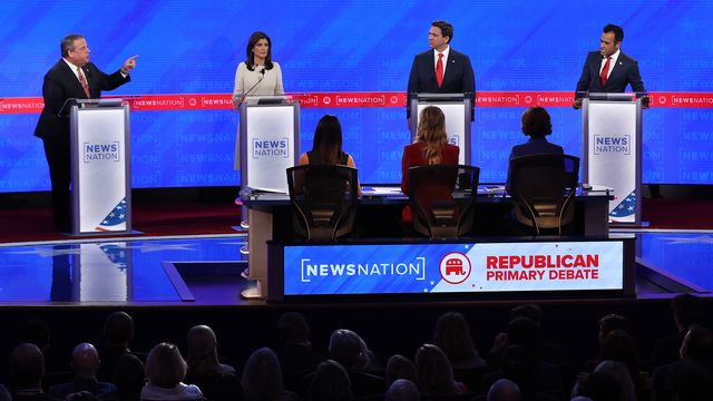 Republican competitors dogpile Nikki Haley at GOP debate
