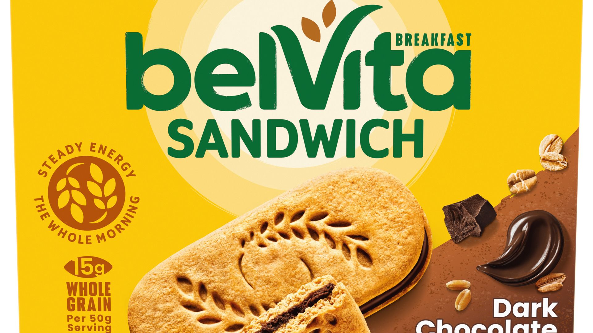 belVita Breakfast Sandwich box in Dark Chocolate Creme
