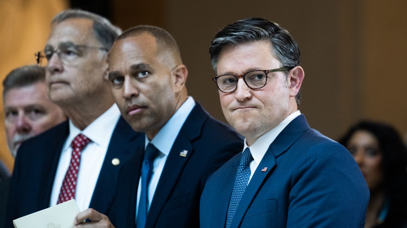 Scoop: Mike Johnson and Hakeem Jeffries duel over certifying 2024 election