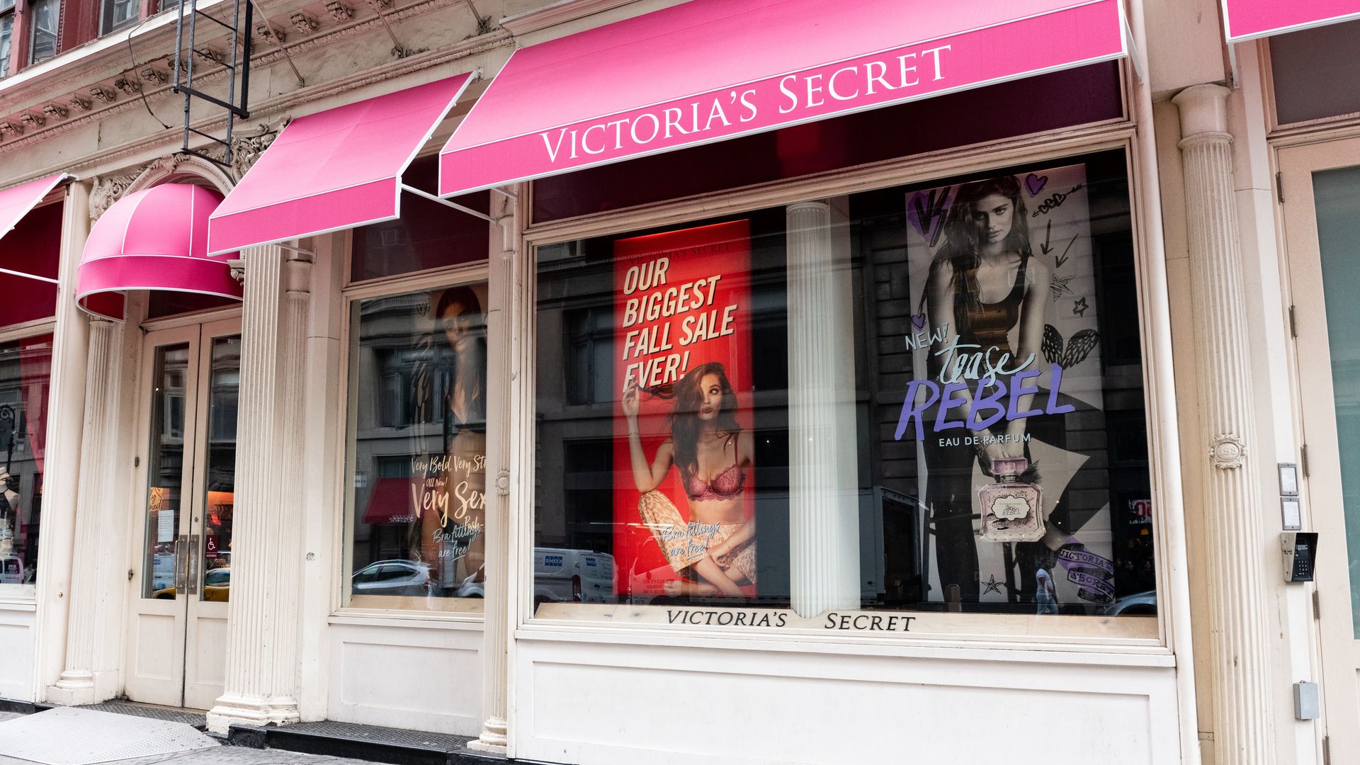 Victoria's Secret store in the SoHo neighbourhood of New York City. 