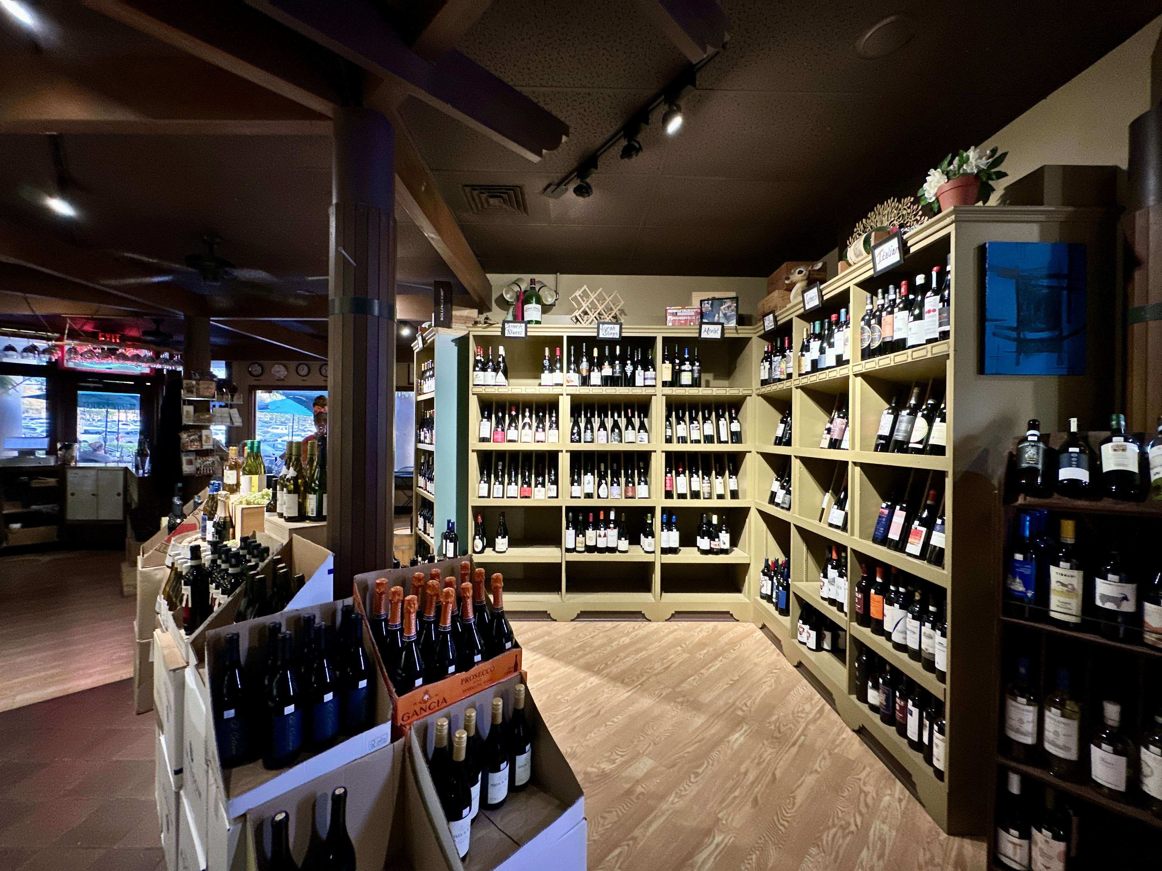 The Wine Vault in University City Charlotte.