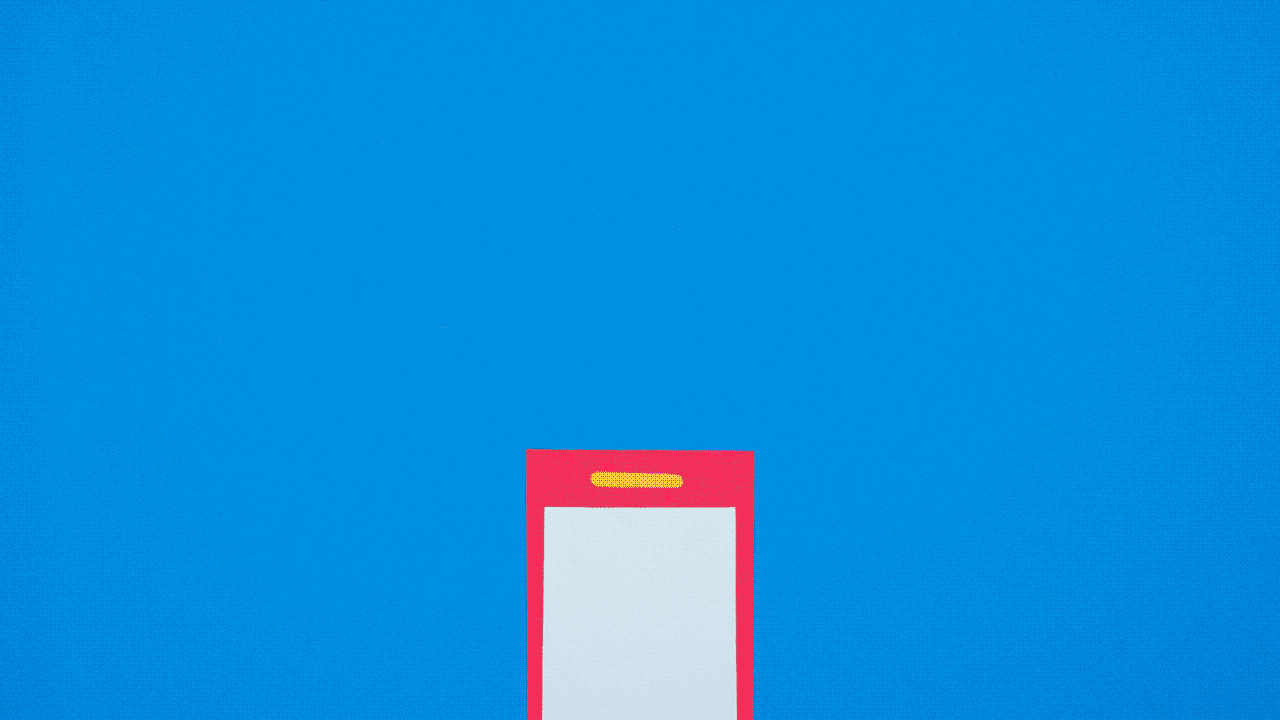 Illustration of a phone with wi-fi signal flashing out of its top