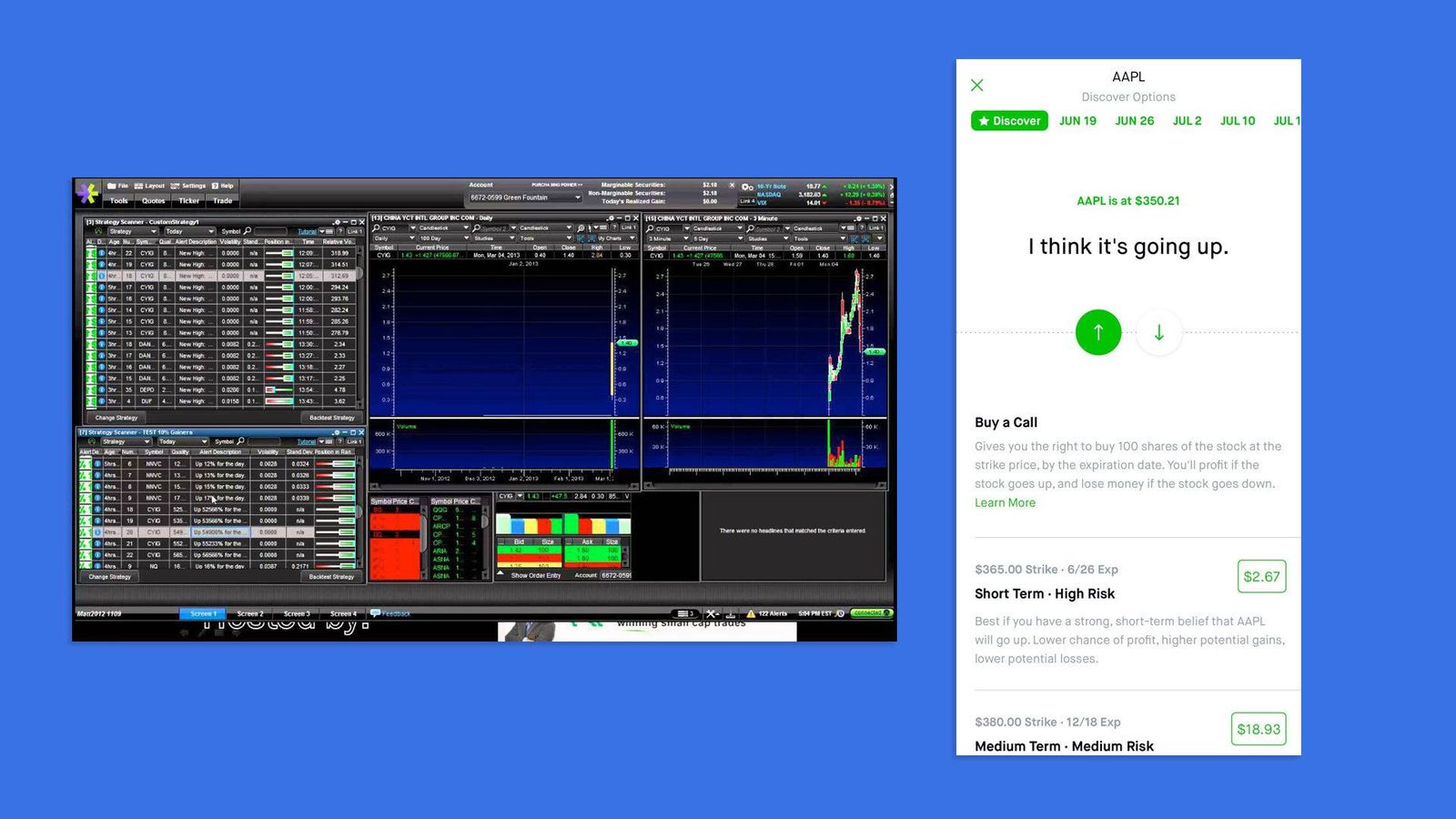 Google Design Robinhood: Investing in Material