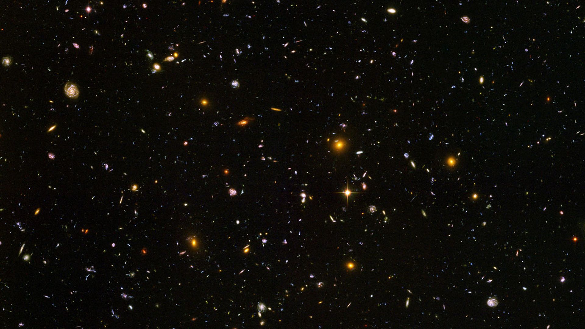 Millions of galaxies seen by the Hubble Space Telescope