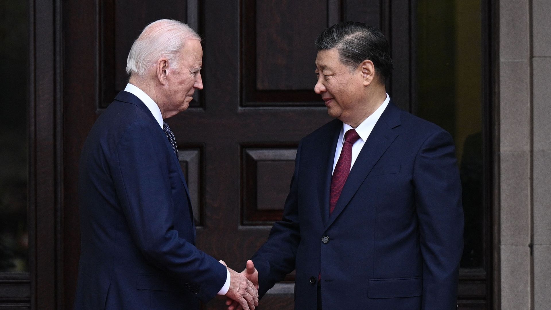 President Biden and Chinese leader Xi Jinping. Photo: Brendan Smialowski/AFP via Getty Images 