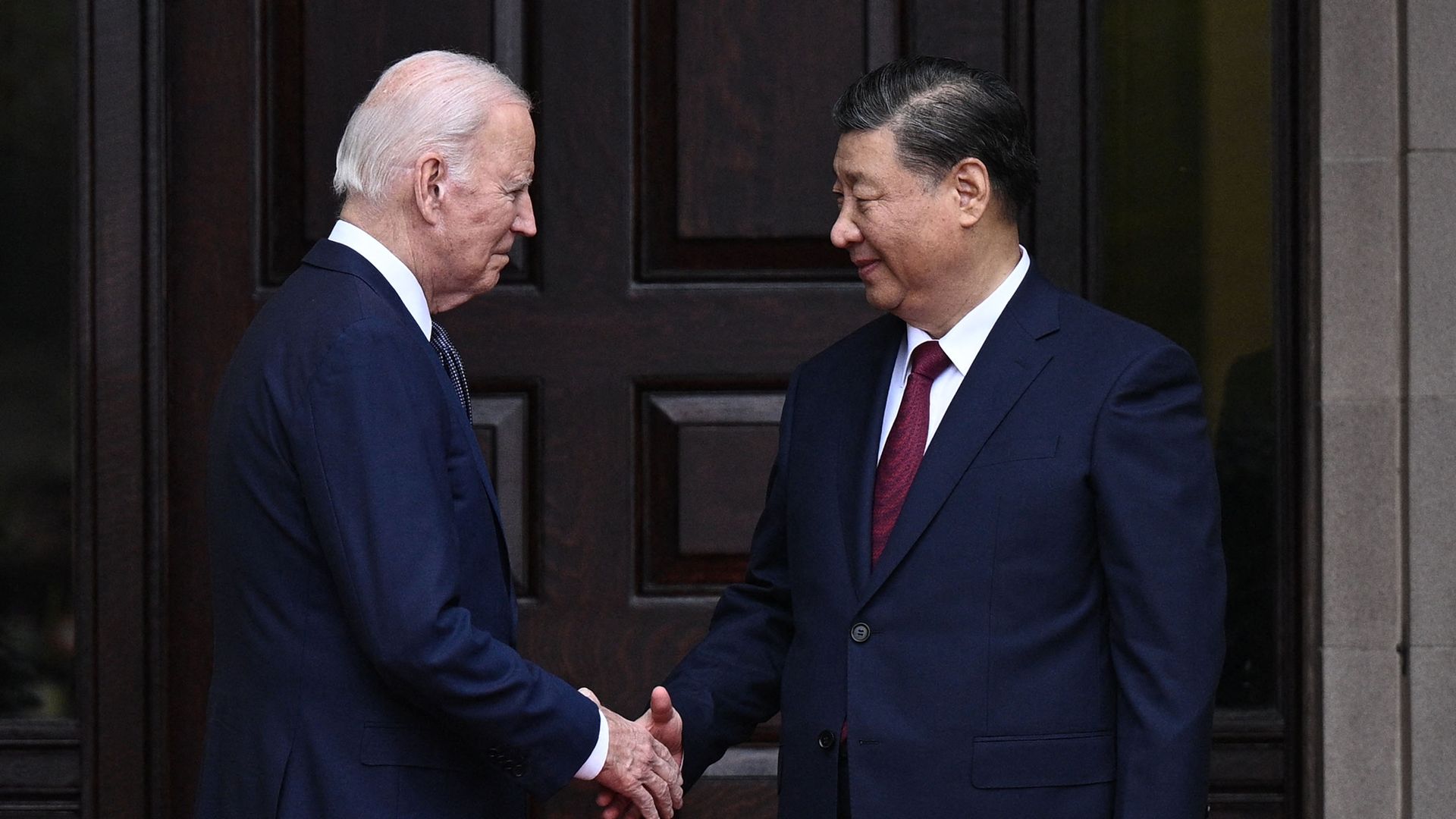 President Biden and Chinese leader Xi Jinping. Photo: Brendan Smialowski/AFP via Getty Images