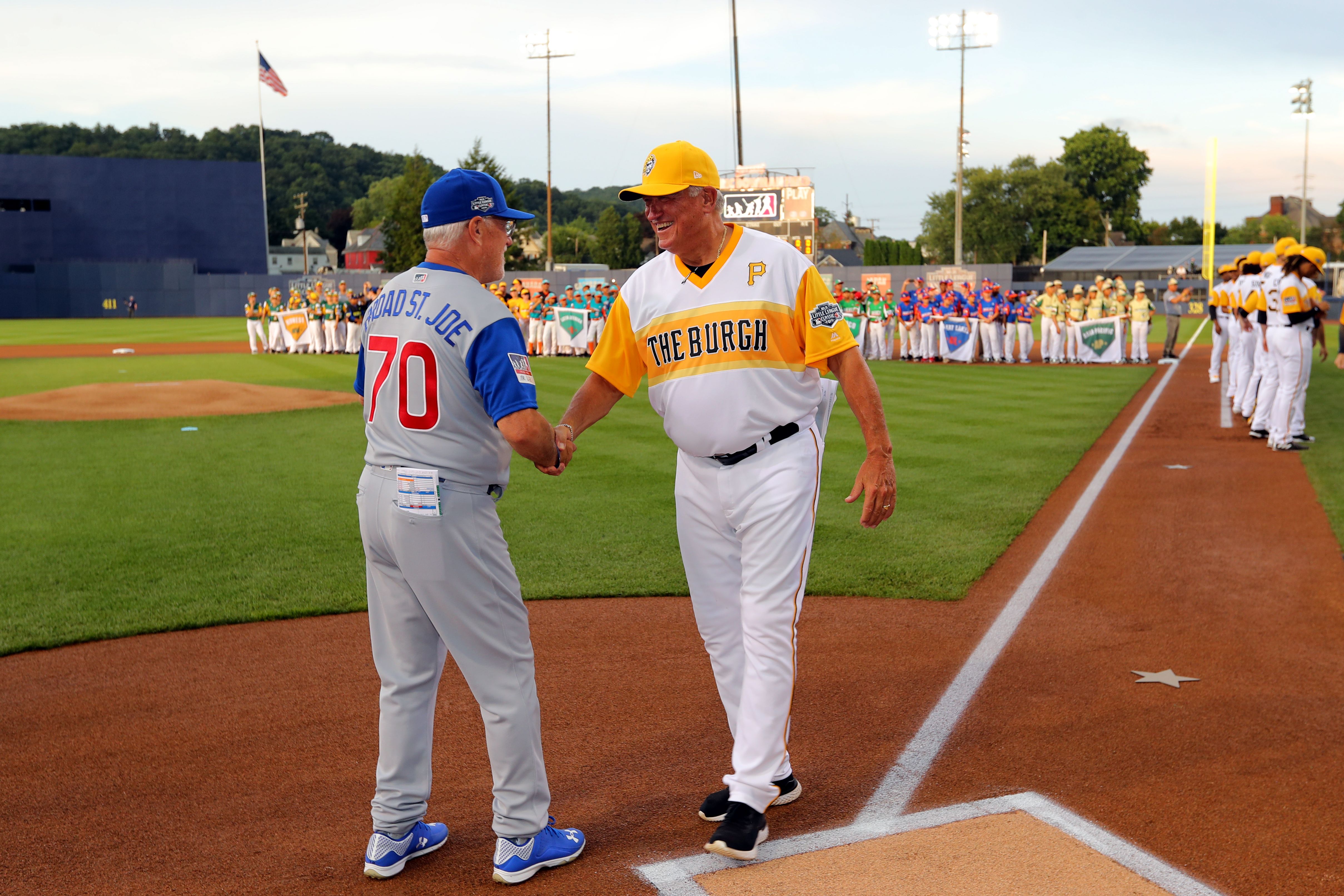 Joe Maddon and Clint Hurdle