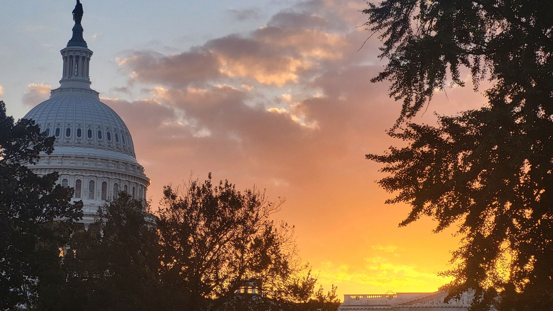 Capitol at sunset
