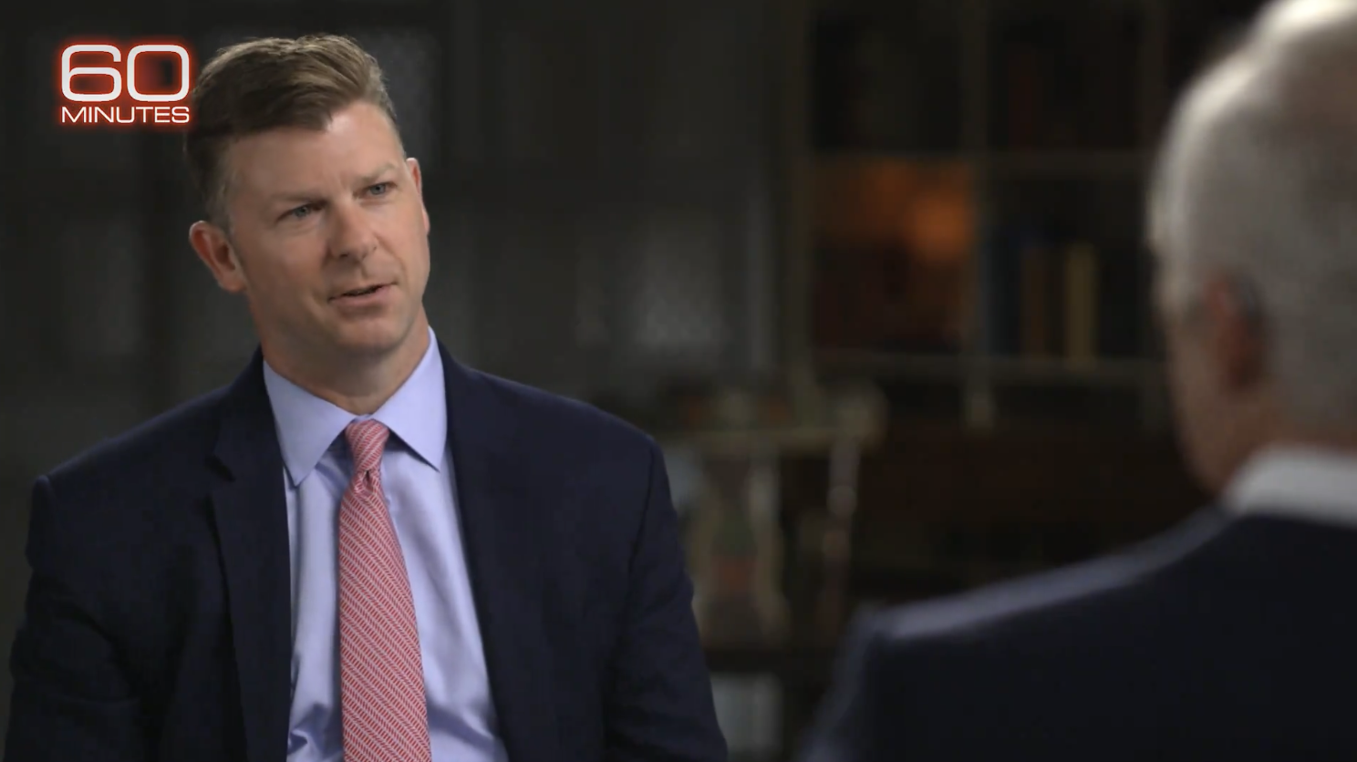 Retired Lt. Col. Greg Edgreen during an interview on "60 Minutes."