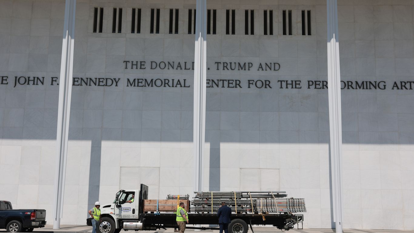 Judge upholds order to remove Trump's name from Kennedy Center
