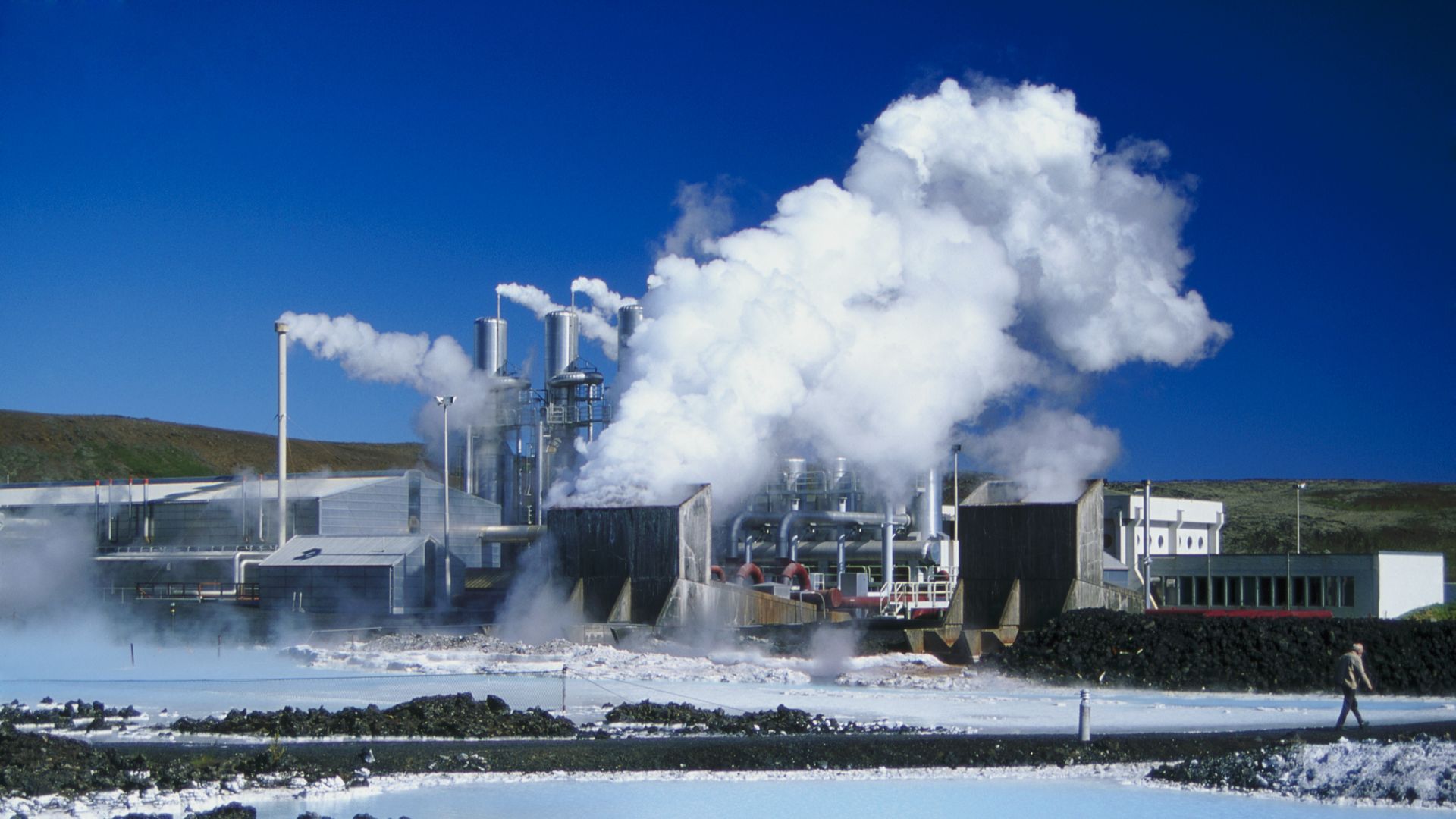 A geothermal plant in Iceland
