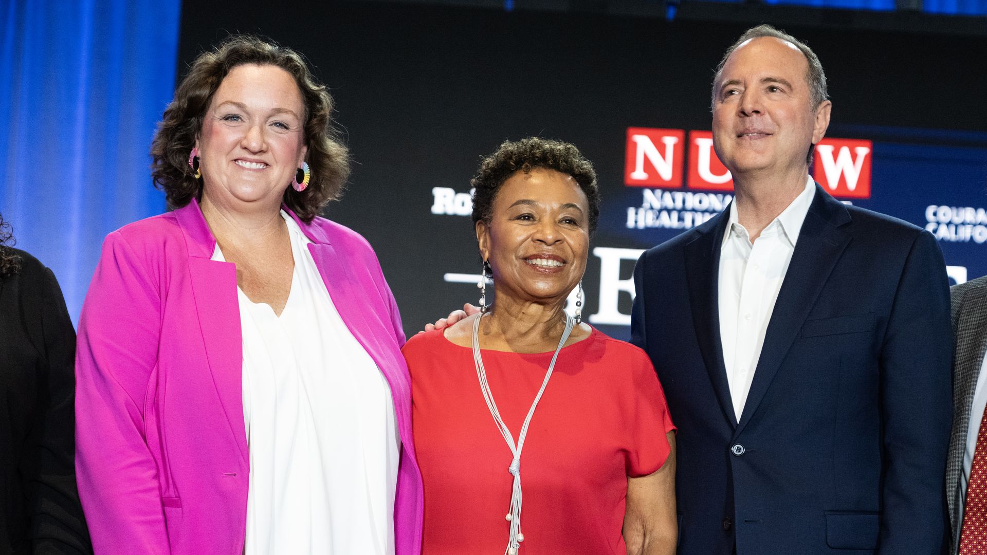 Katie Porter, Barbara Lee and Schiff