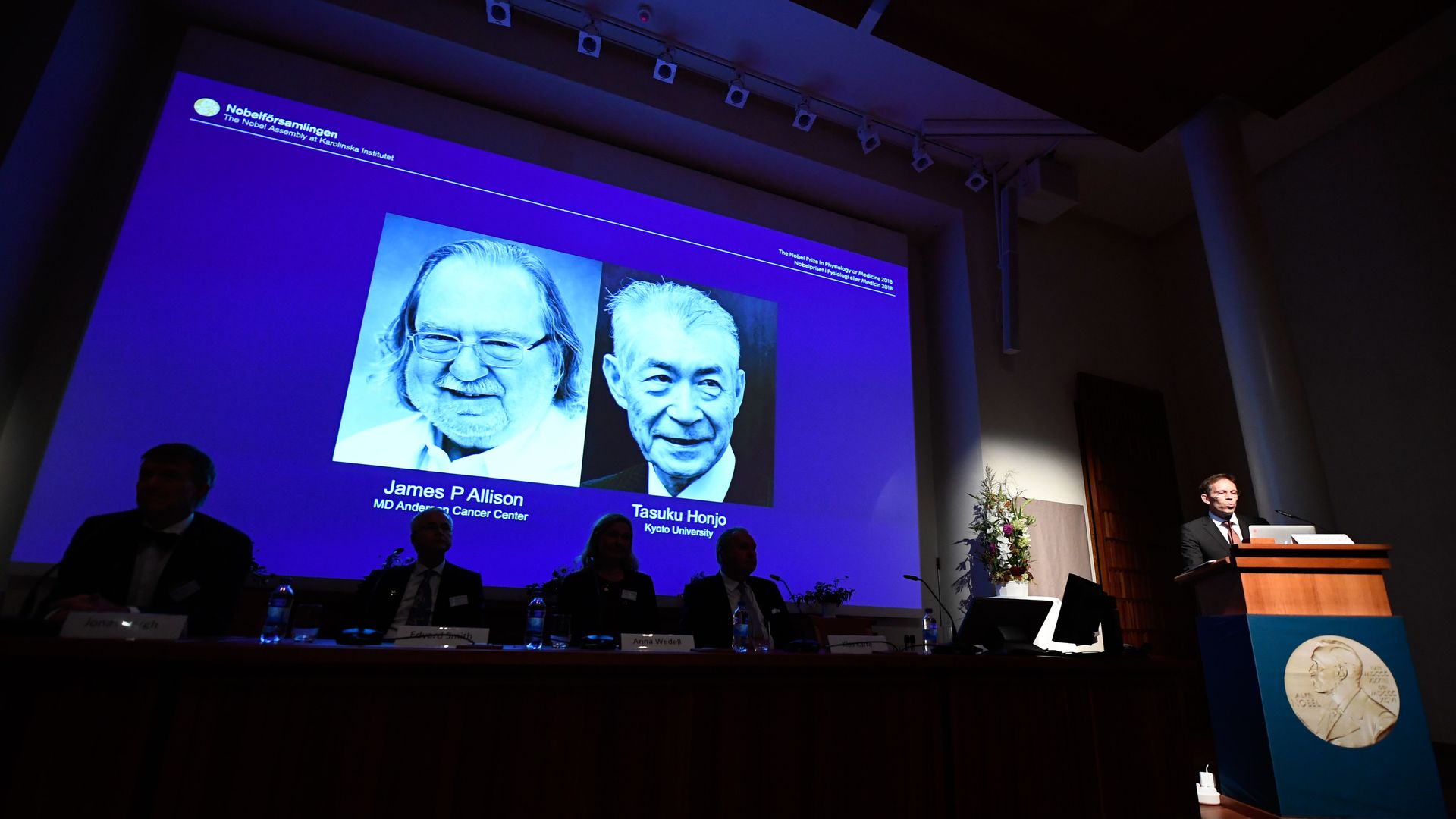 Cancer researchers recognized for receiving Nobel prize