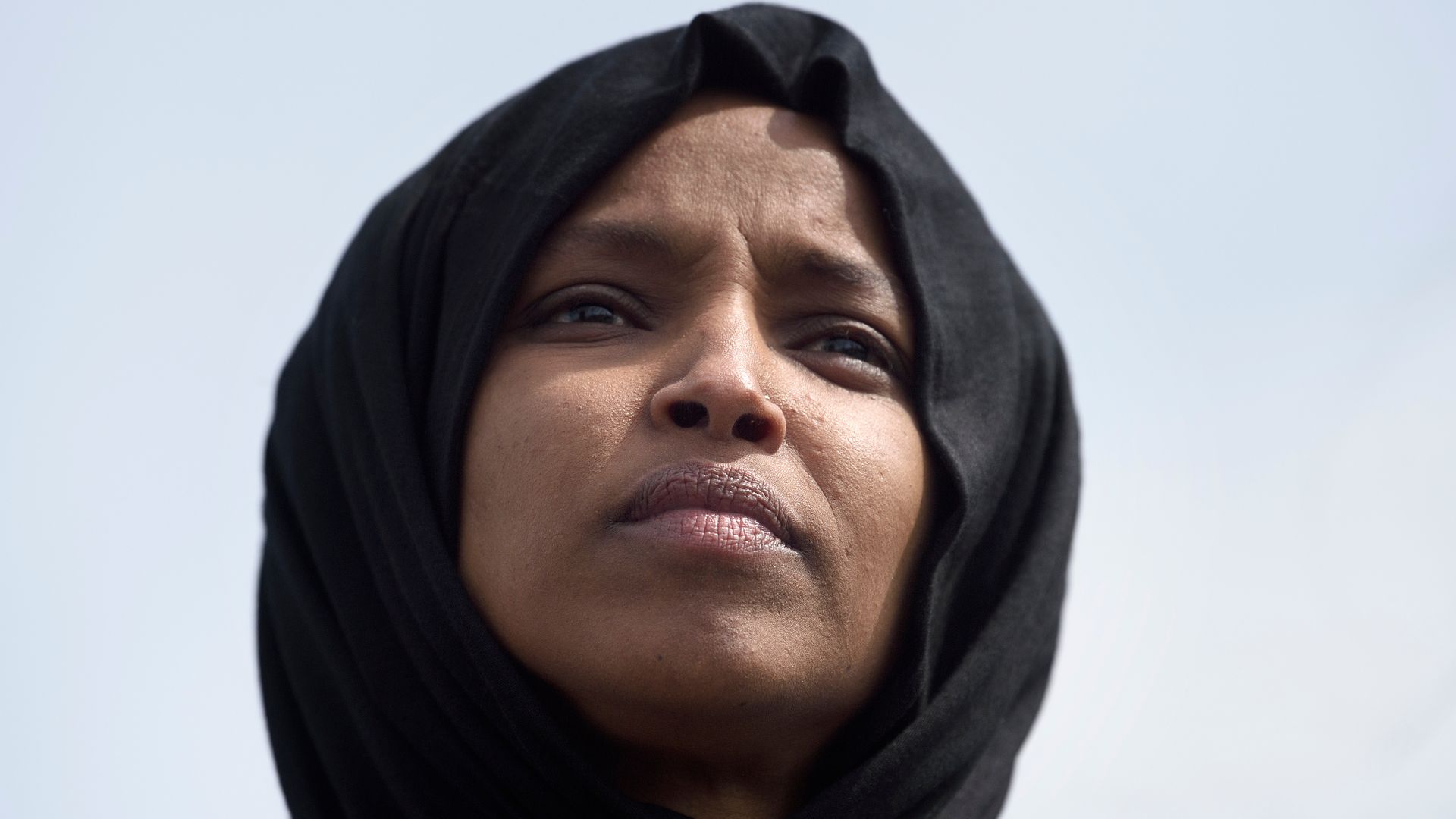 Ilhan Omar encountered protesters Saturday outside at a California fundraising event for an advocacy group representing Muslim-Americans.
