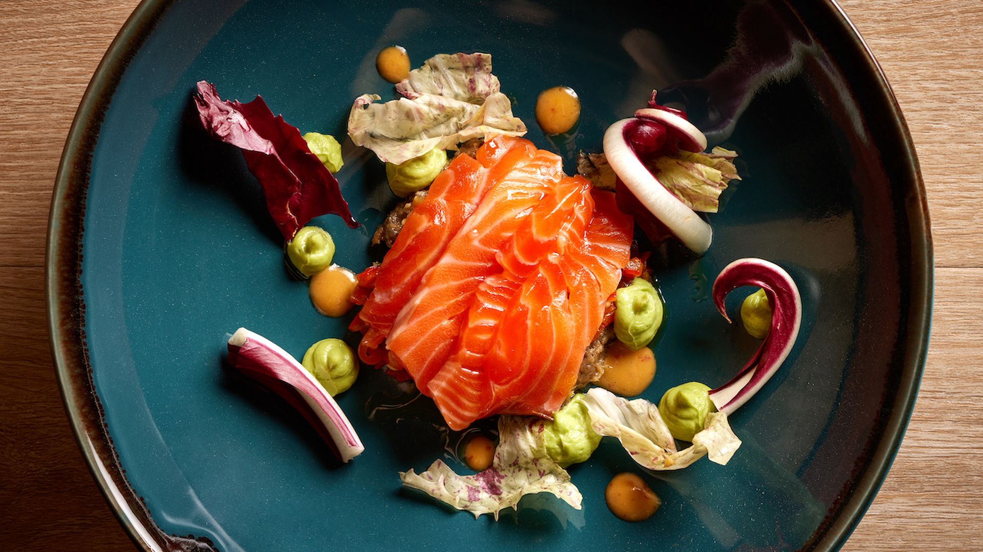 Salmon crudo 