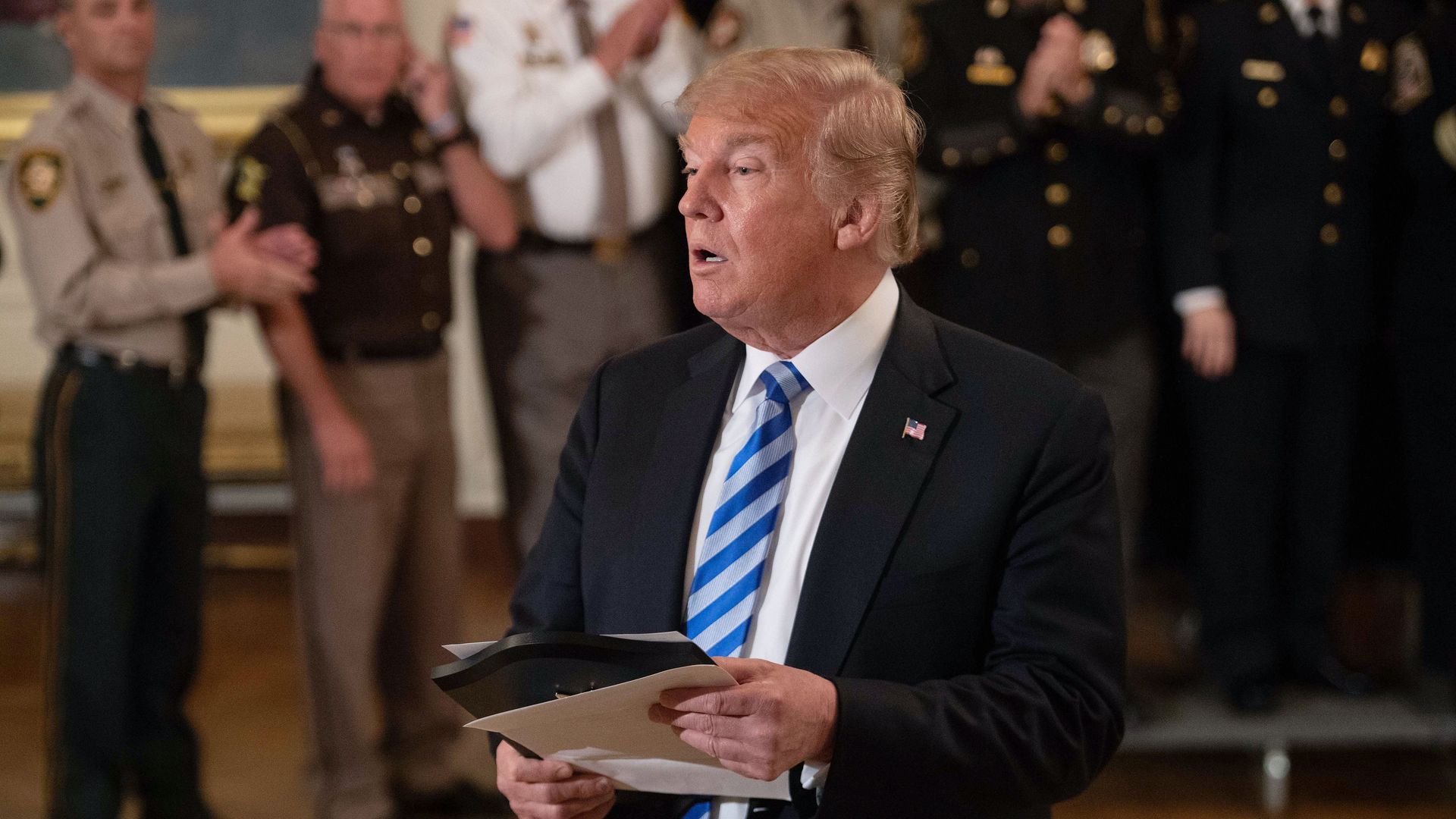 President Donald Trump. Photo: Nicholas Kamm/AFP/Getty Images