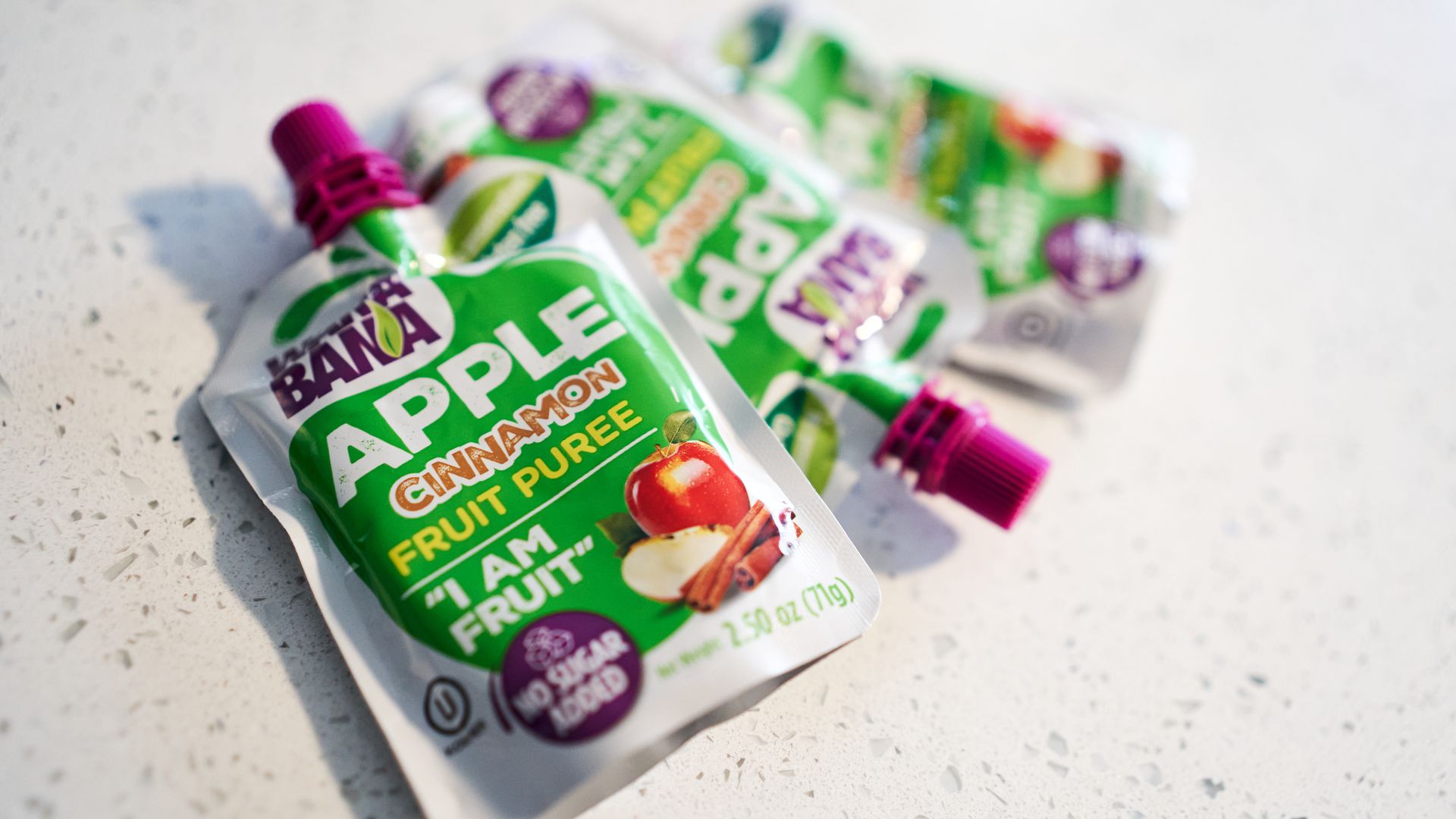 Packets of tainted applesauce. 