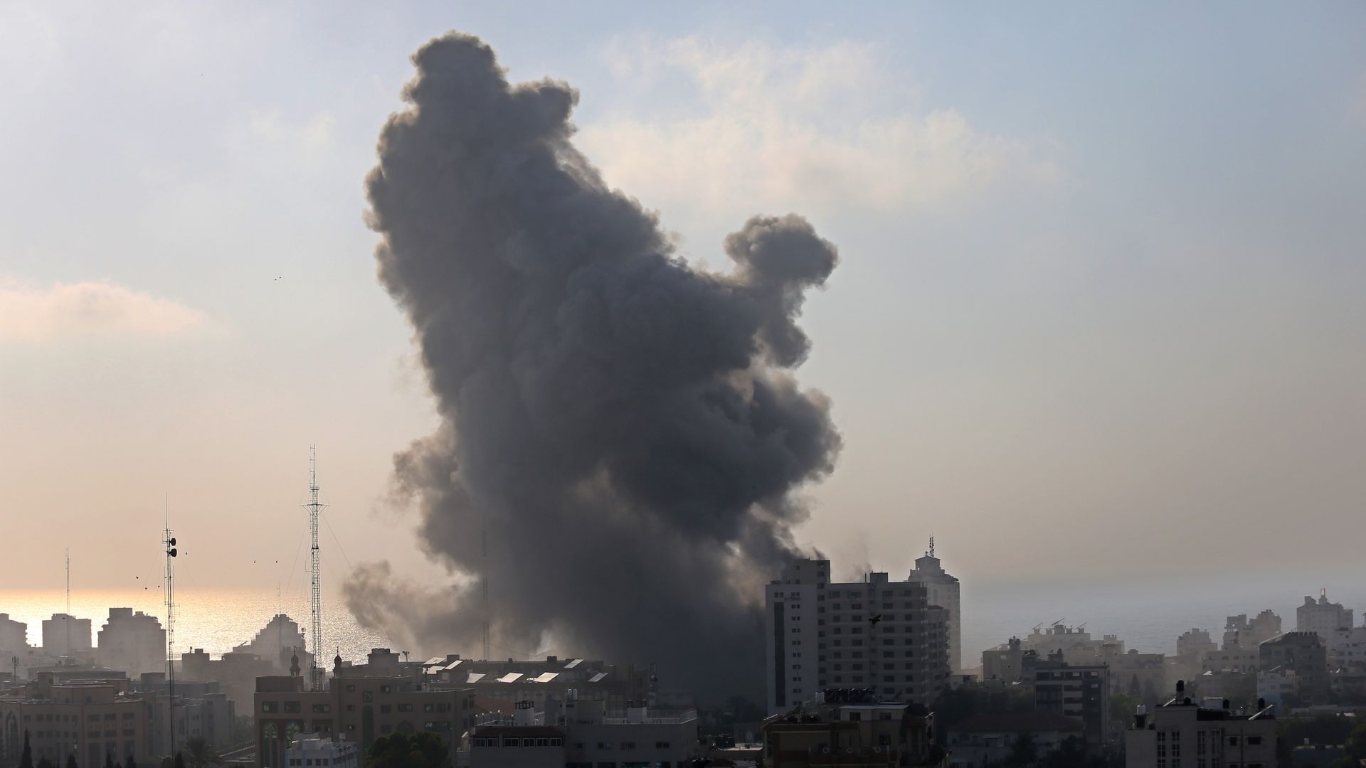 The aftermath of airstrikes in Gaza