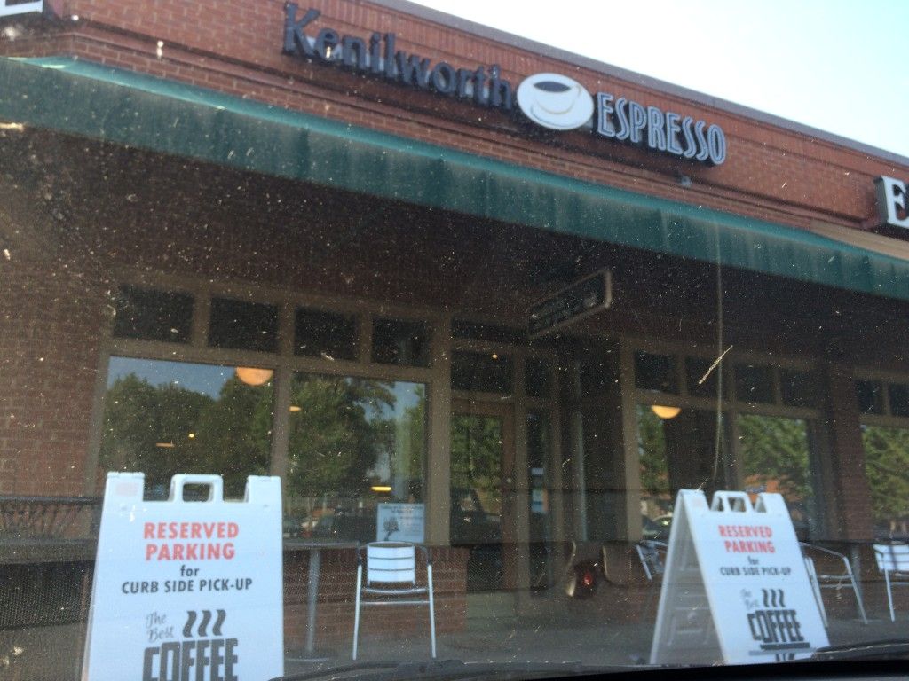 Kenilworth Espresso curbside service