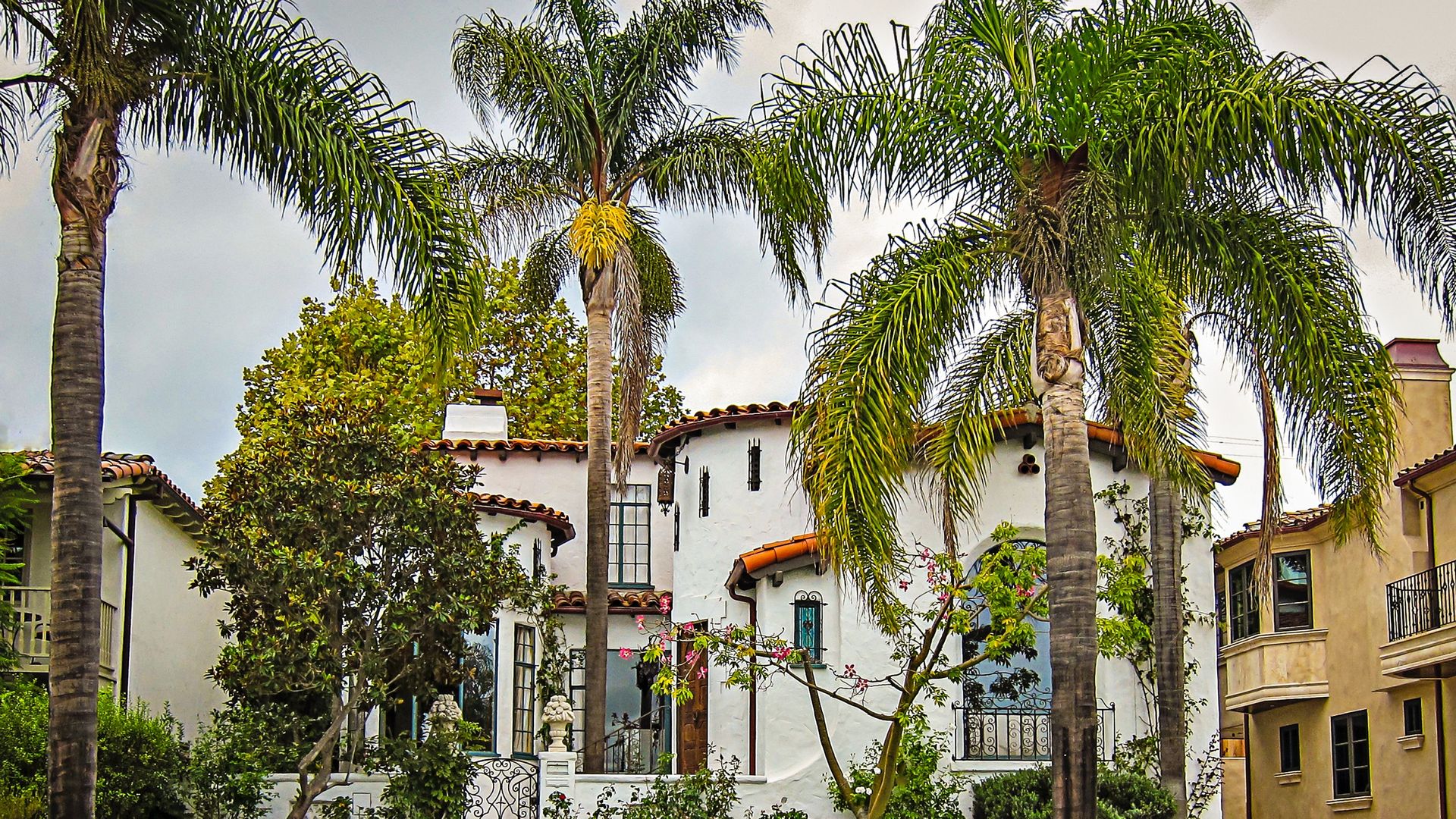 An upscale home in California