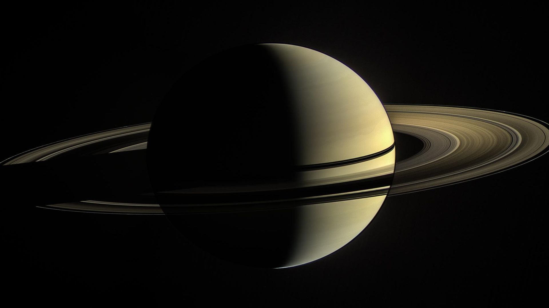 Saturn seen in natural light