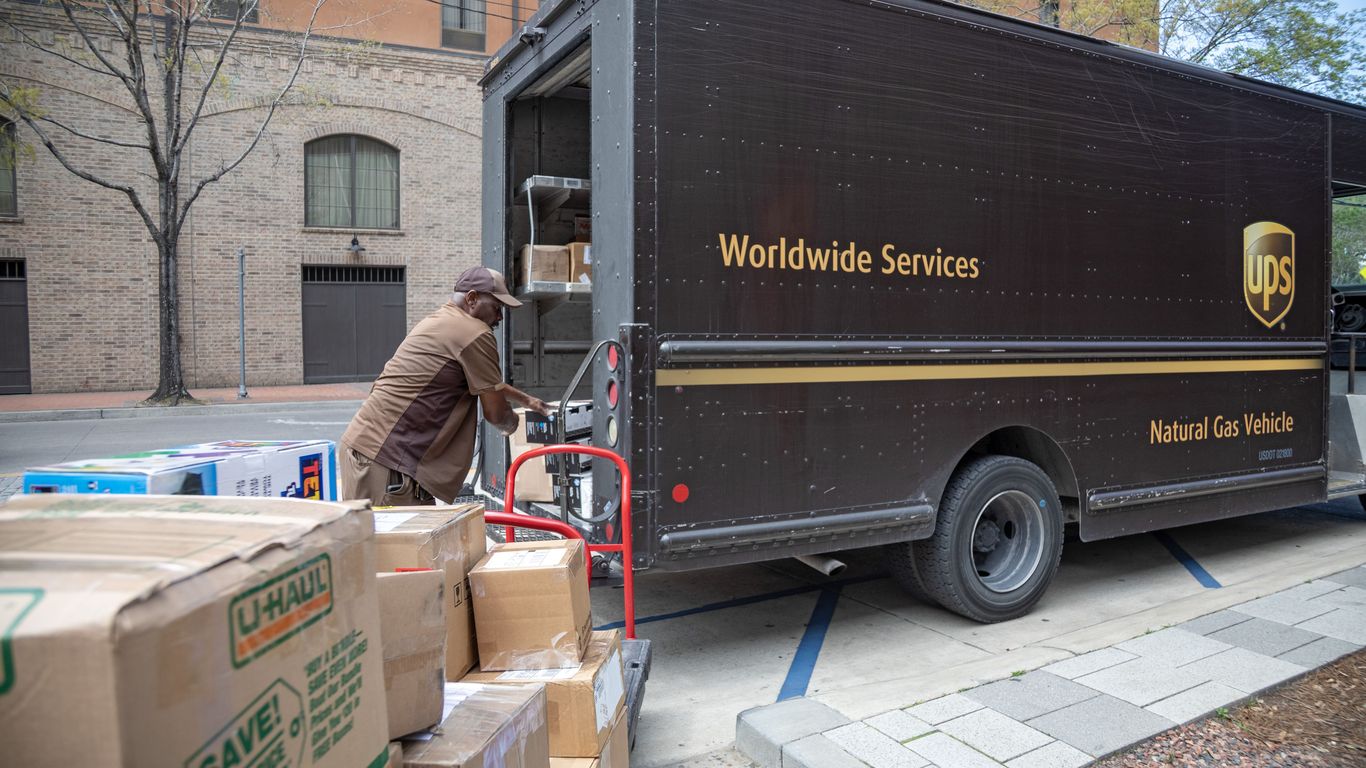 UPS drivers get buyout offers, but Teamsters not pleased - Axios