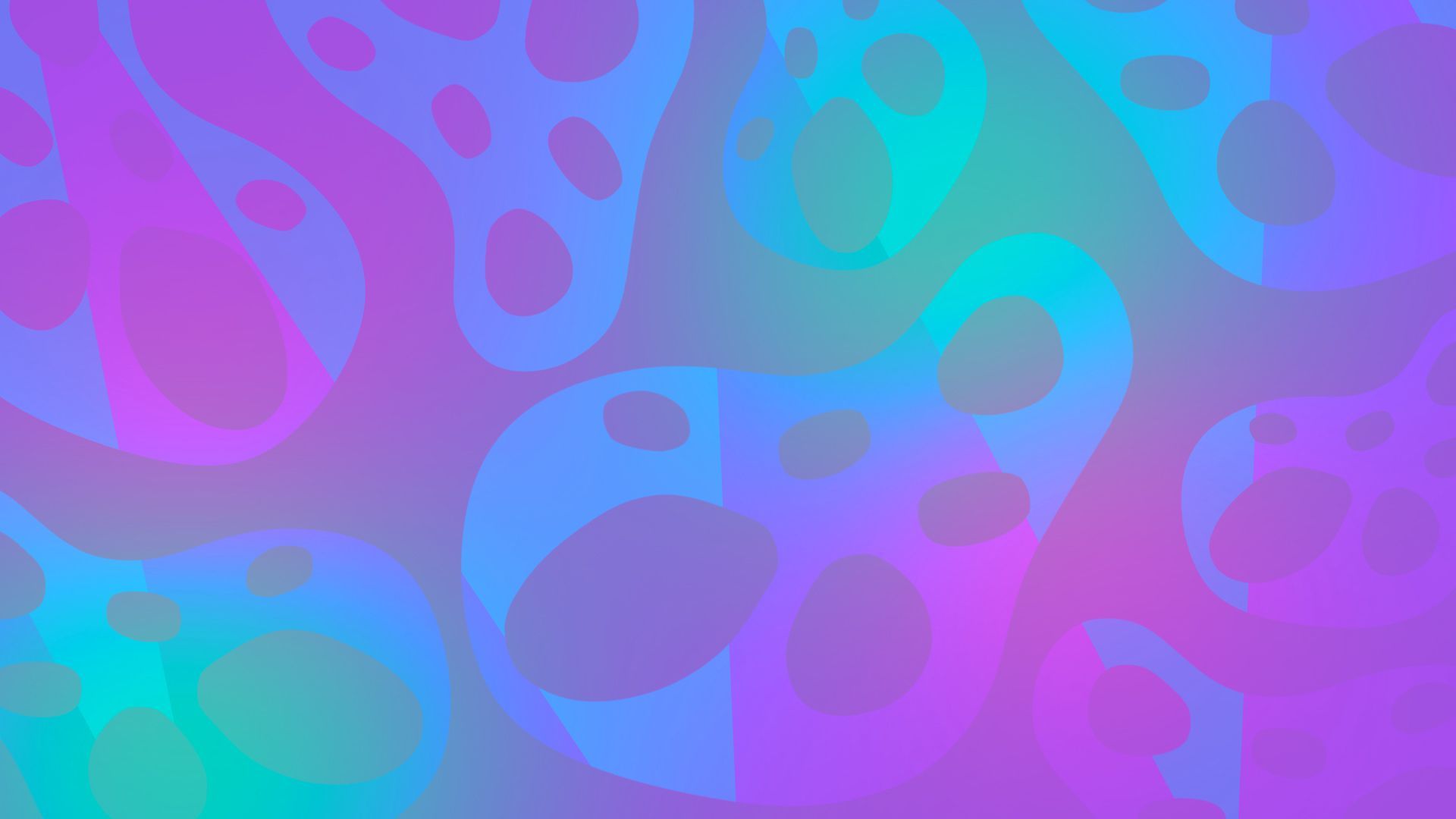 Illustration of a pattern of colorful abstract gradient shapes. 