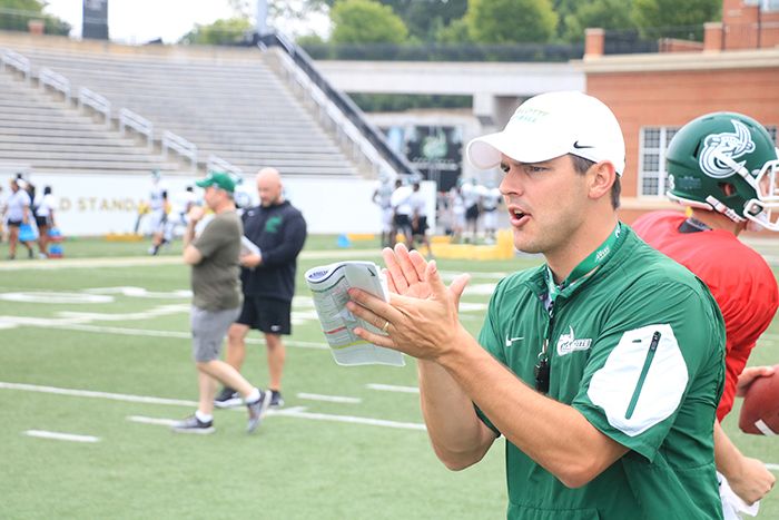 UNC Charlotte football coach Will Healy