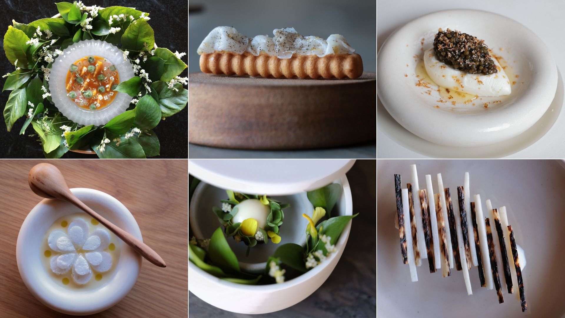 Six bite-size dishes at Lilo.