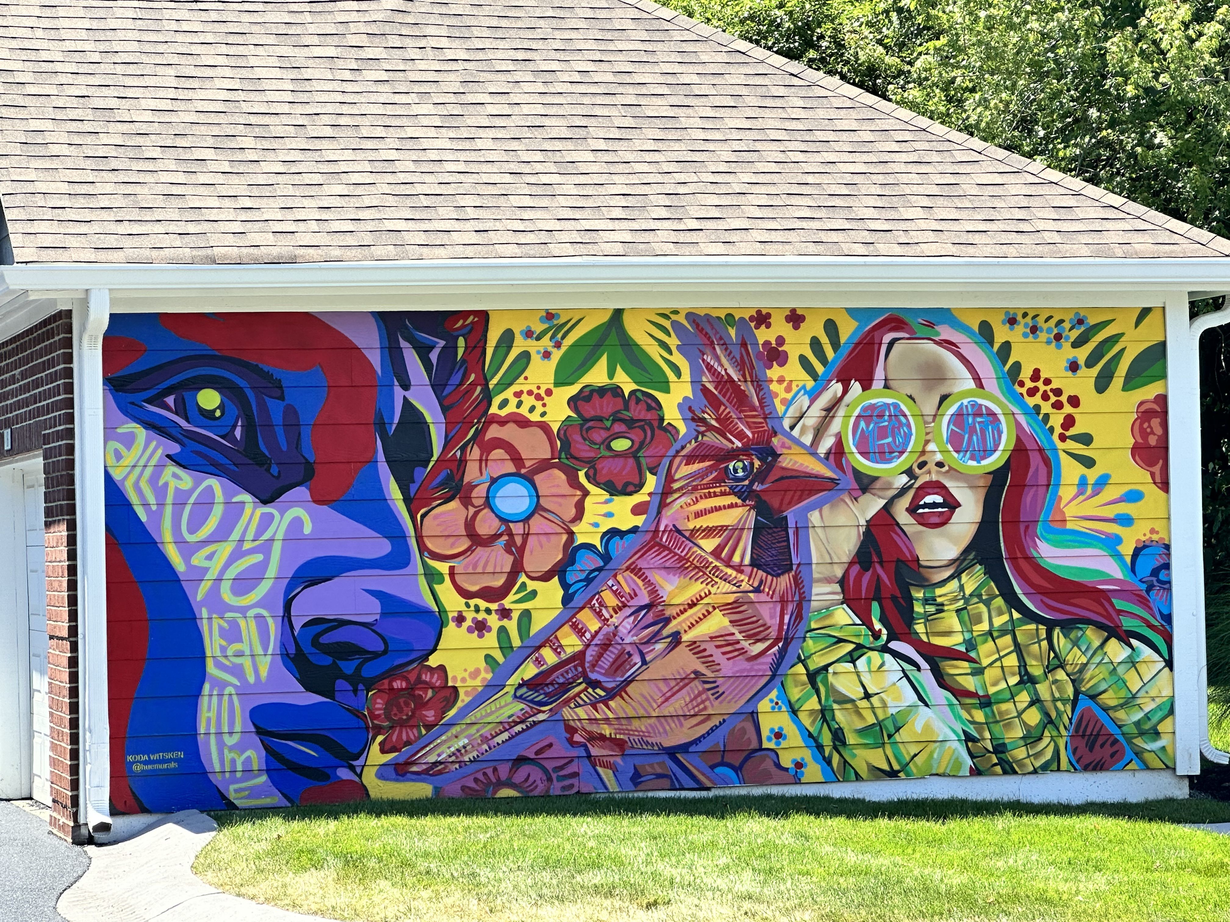 Mural in Carmel